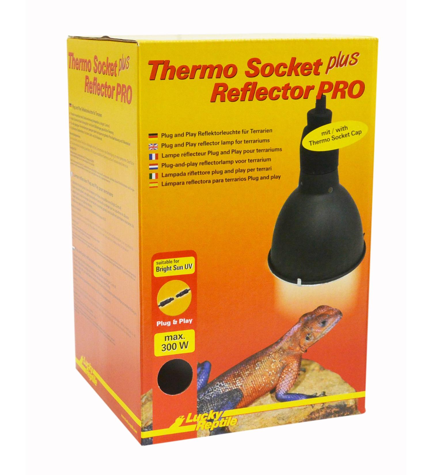 Lucky Reptile HTRP-1UK Thermo Socket & Reflector - Small | International Shipping Available - Buy Online on GoSupps.com