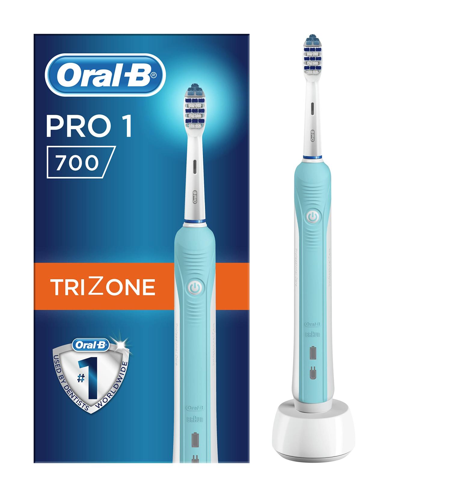 Buy Oral-B Pro Electric Toothbrush 80301360 - Rechargeable Blue Trizone Technology | Fast International Shipping - Buy Online on GoSupps.com