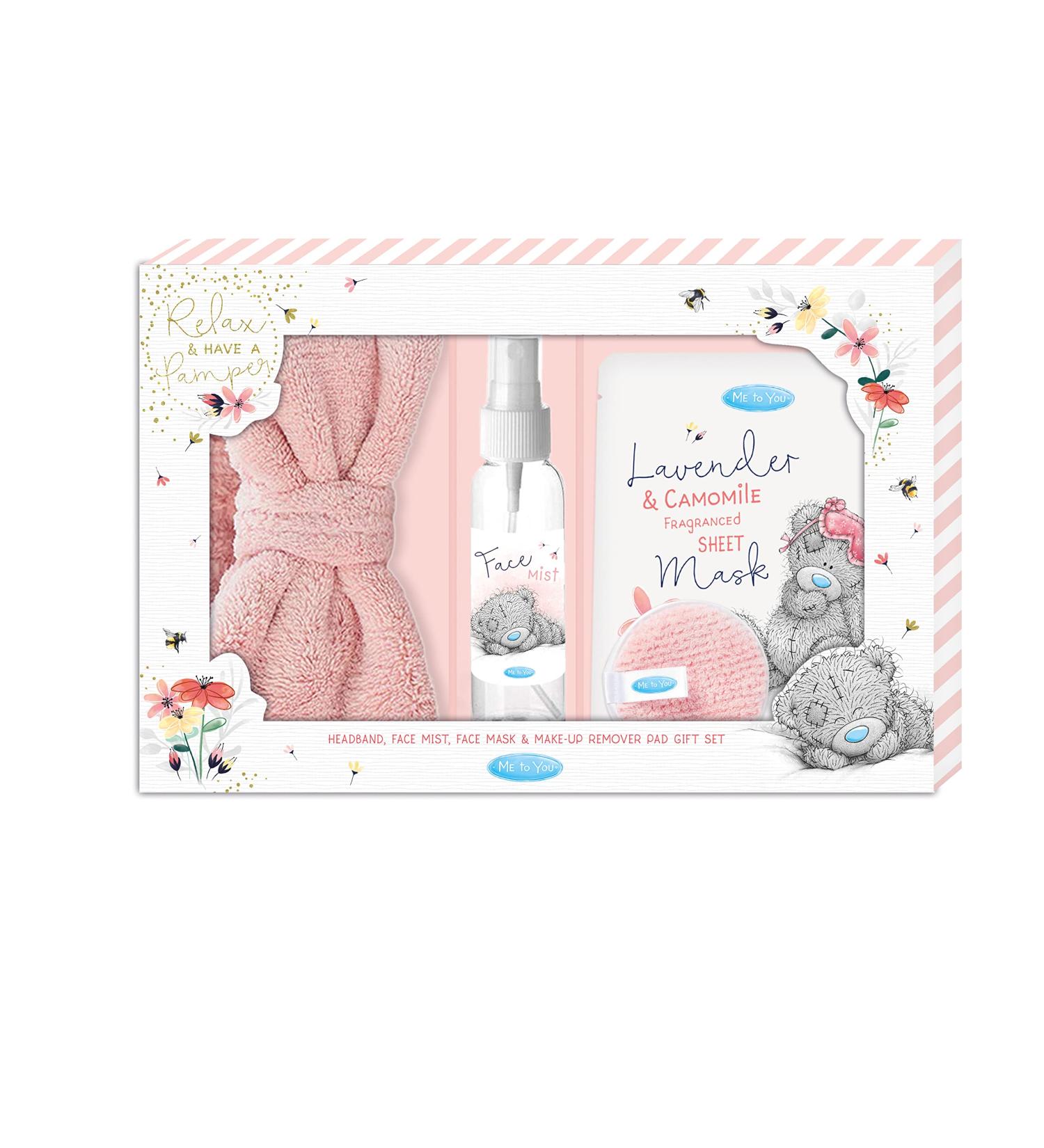 Me To You Bear Pamper Set Masque Brume et Bandeau