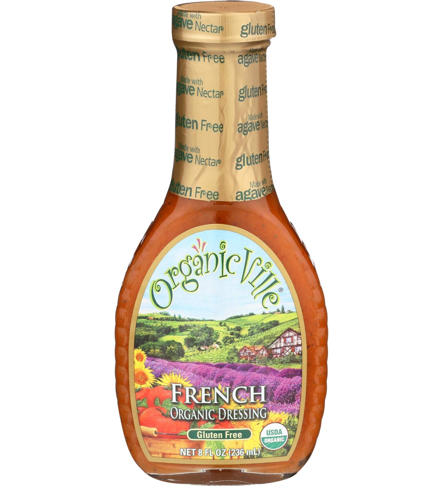 Organicville French Organic Dressing - 8 Fl Oz - Buy Online on GoSupps.com