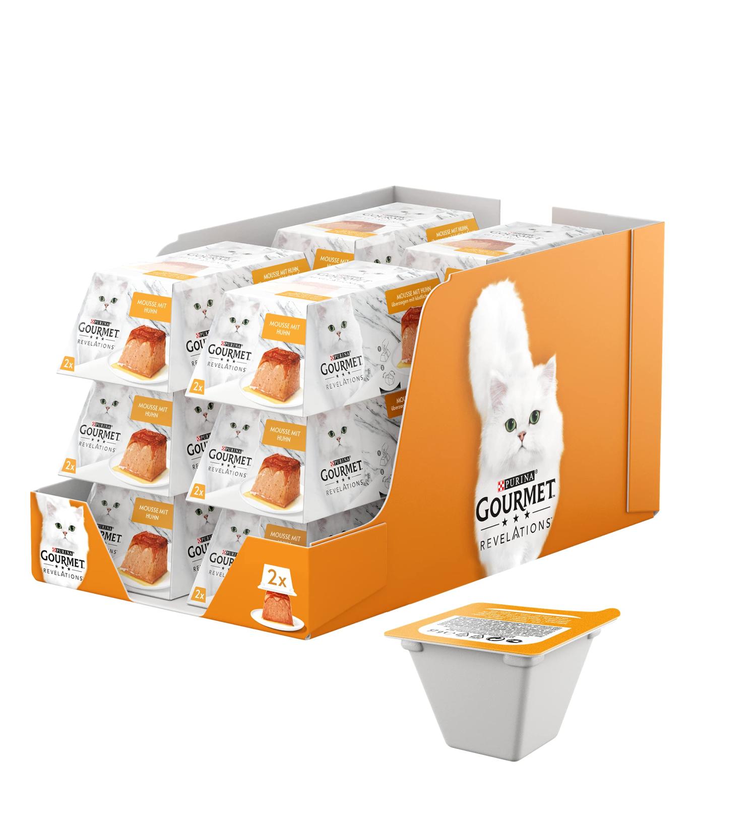 Buy Purina Gourmet Revelations Mousse with Chicken - 24-Pack (57g) | International Shipping Available - Buy Online on GoSupps.com