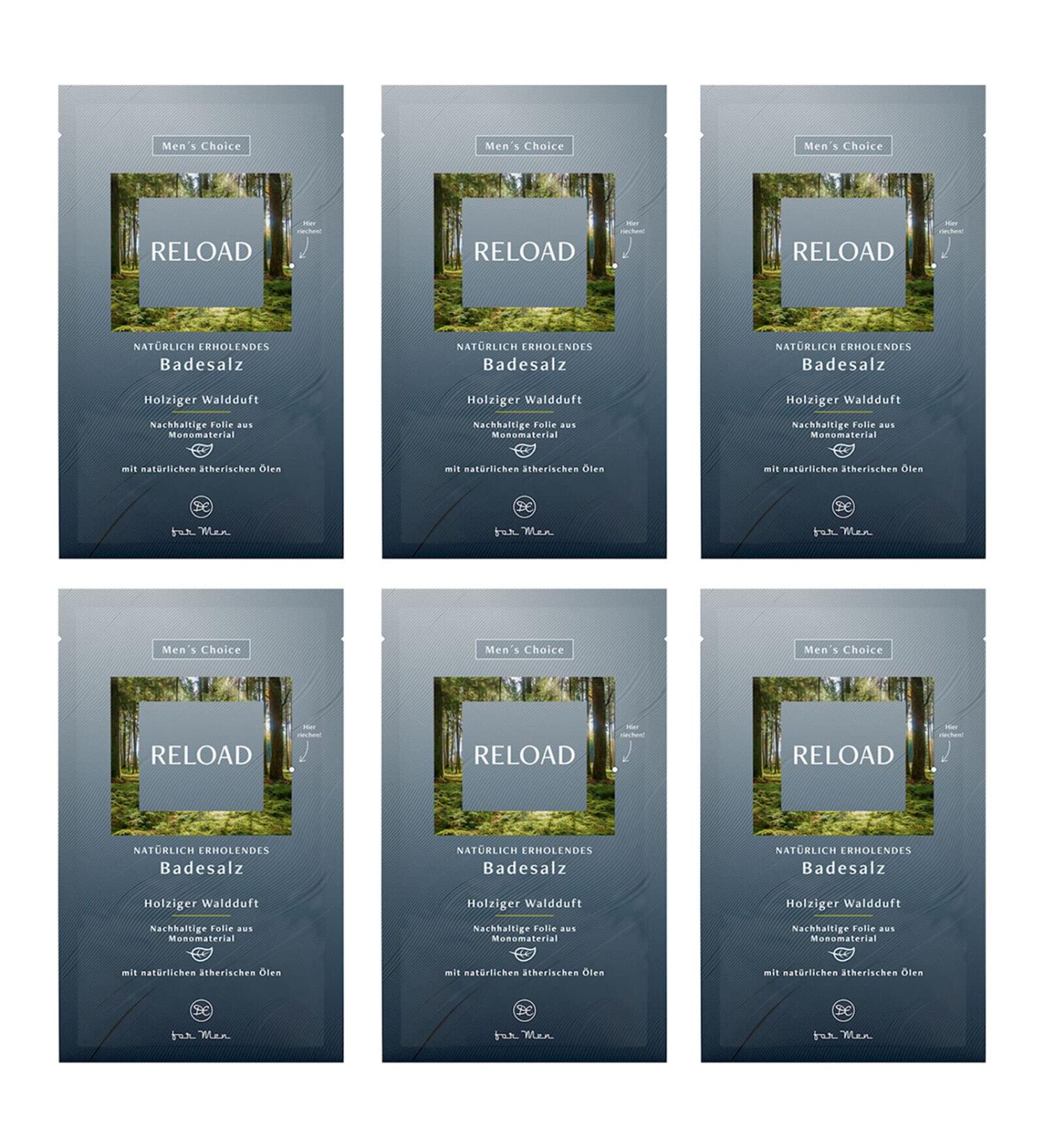 Dresdner Essenz Men's Choice Reloaded Bath 6 x 60g Vegan Bath Additive