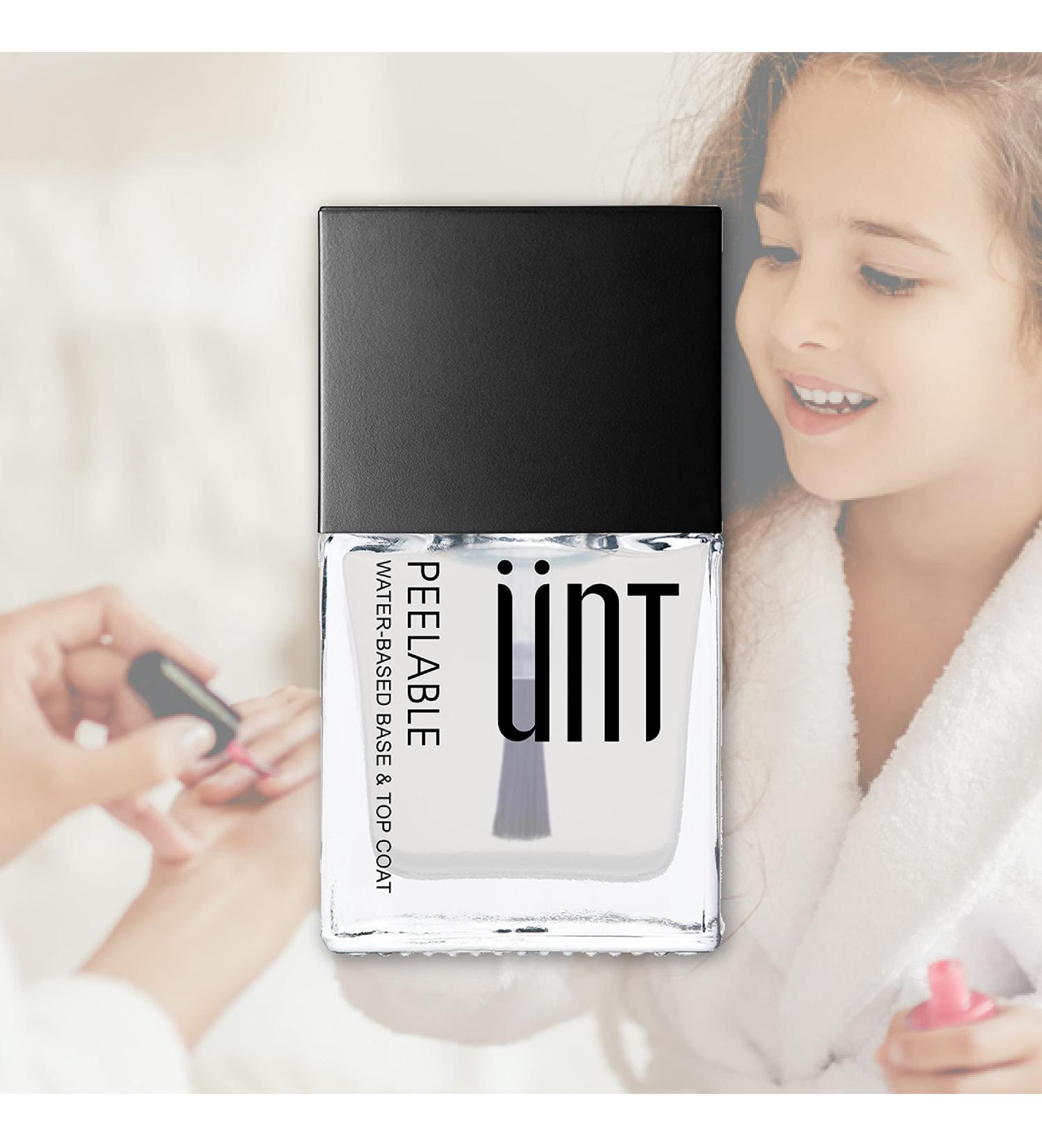UNT Fantasy Peel Off Base & Top Coat - Toxic-Free 2-in-1 Quick Dry Nail Polish for Nail Art - Pregnancy-Safe & Kids-Friendly - Cruelty-Free Formula (0.3 Fl Oz) - Buy Online on GoSupps.com