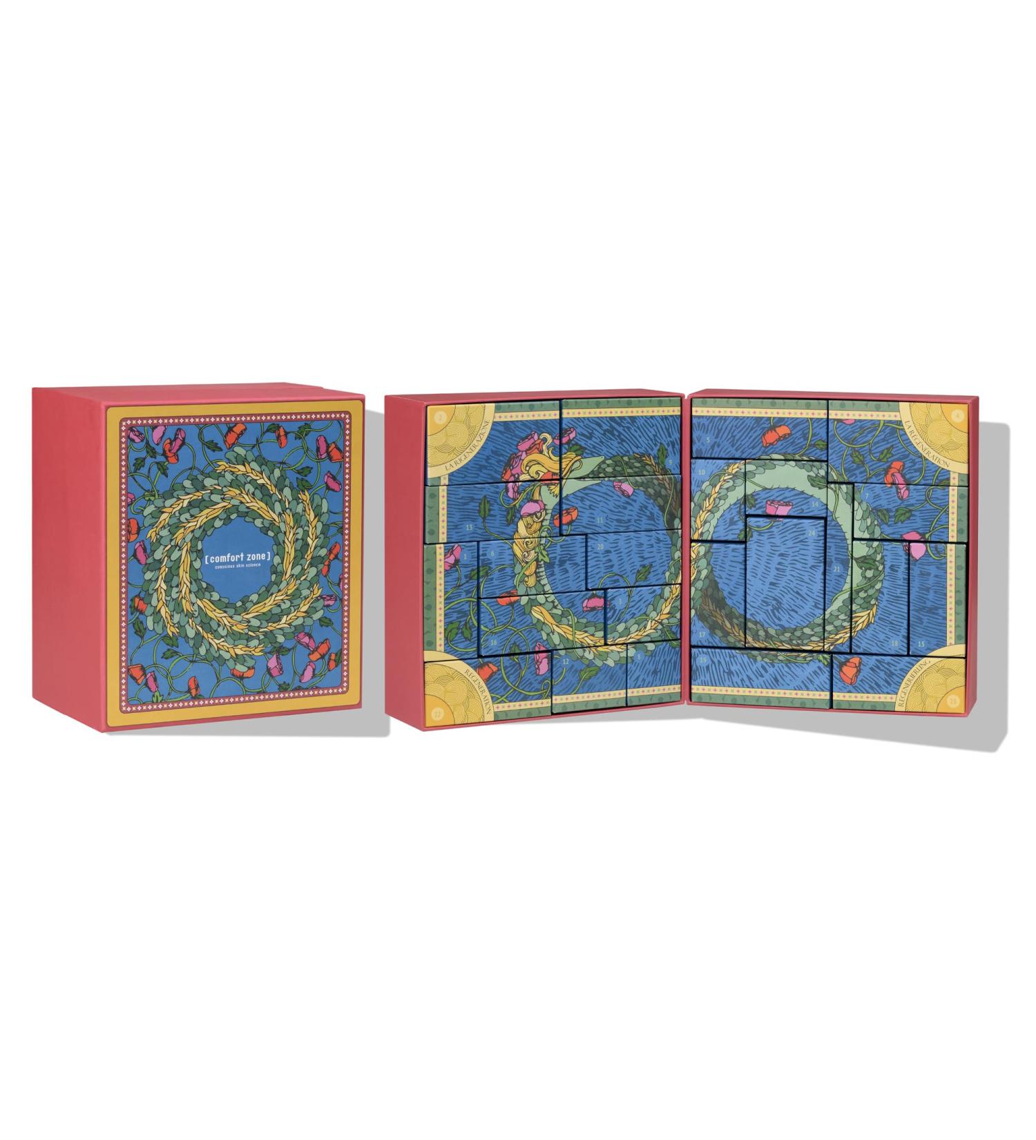 Shop Comfort Zone Advent Calendar Gift Collection - 24-Piece Travel Size Best-Sellers | Unique Hand-Created Box | International Shipping Available - Buy Online on GoSupps.com