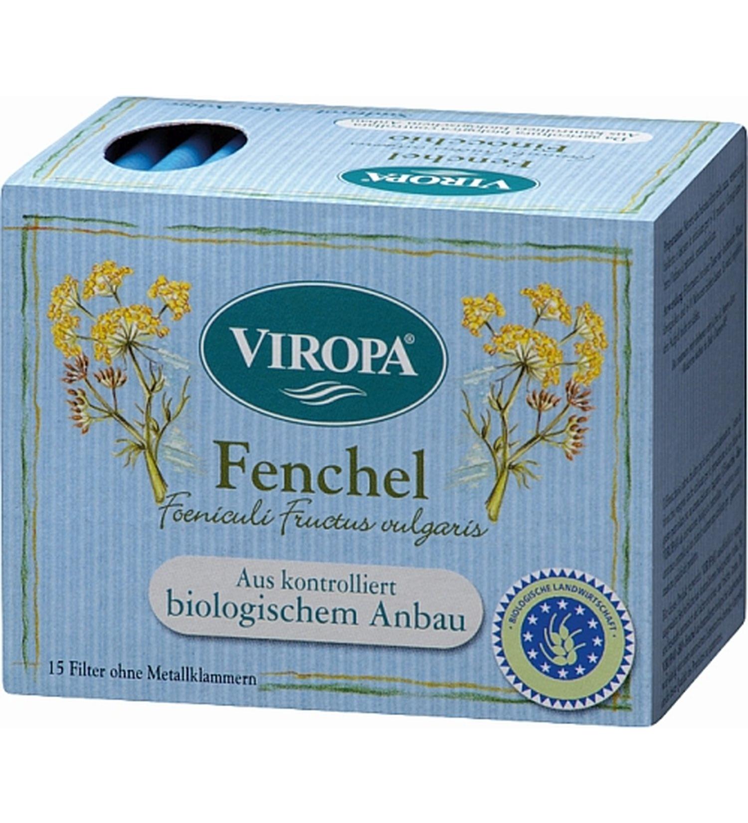 Viropa Organic Fennel Tea 15 tea bags - Viropa