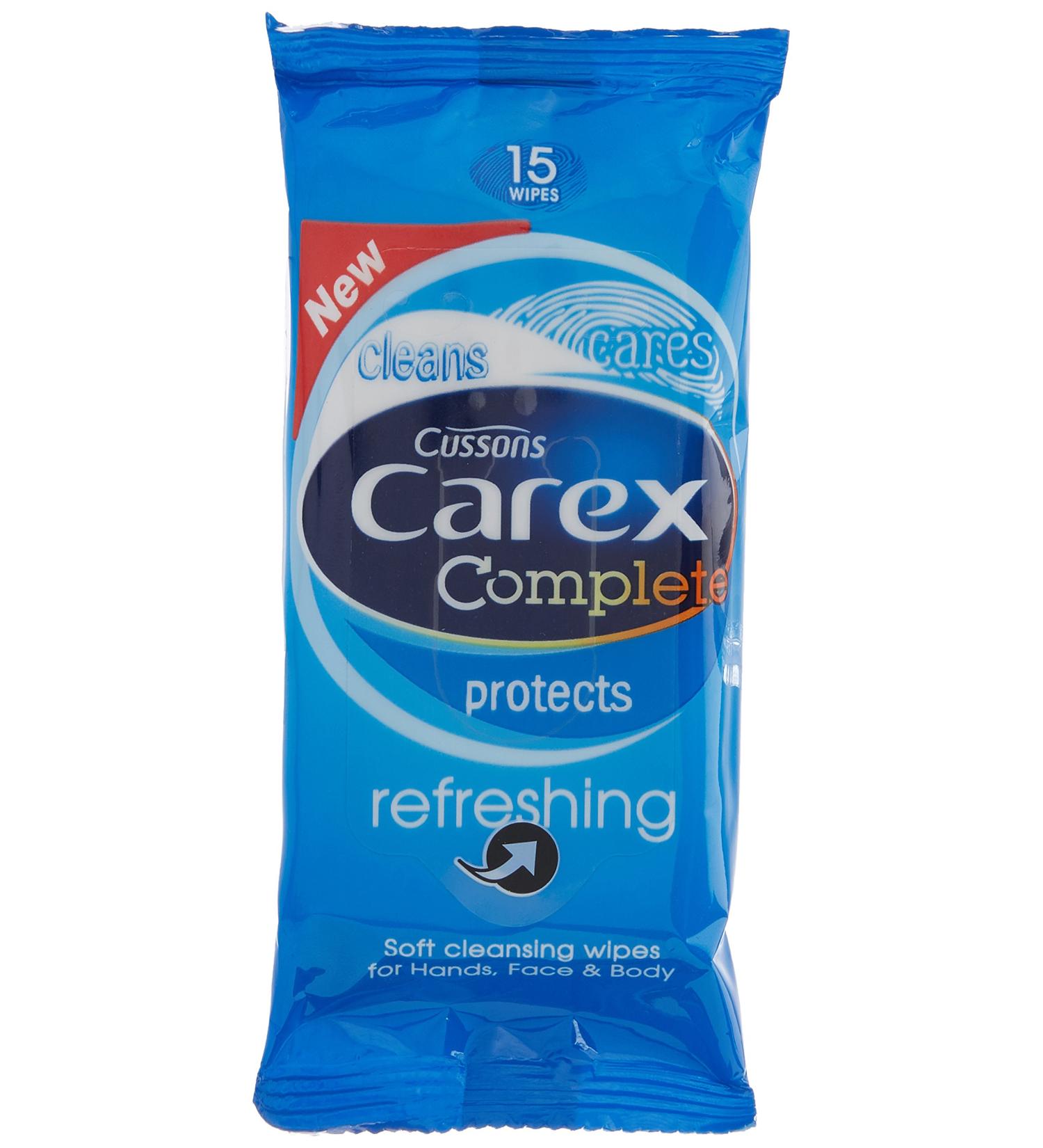 Buy Carex Refreshing Soft Cleansing Wipes - Gentle 15 Wipes for Travel & Daily Use | Fast International Shipping - Buy Online on GoSupps.com