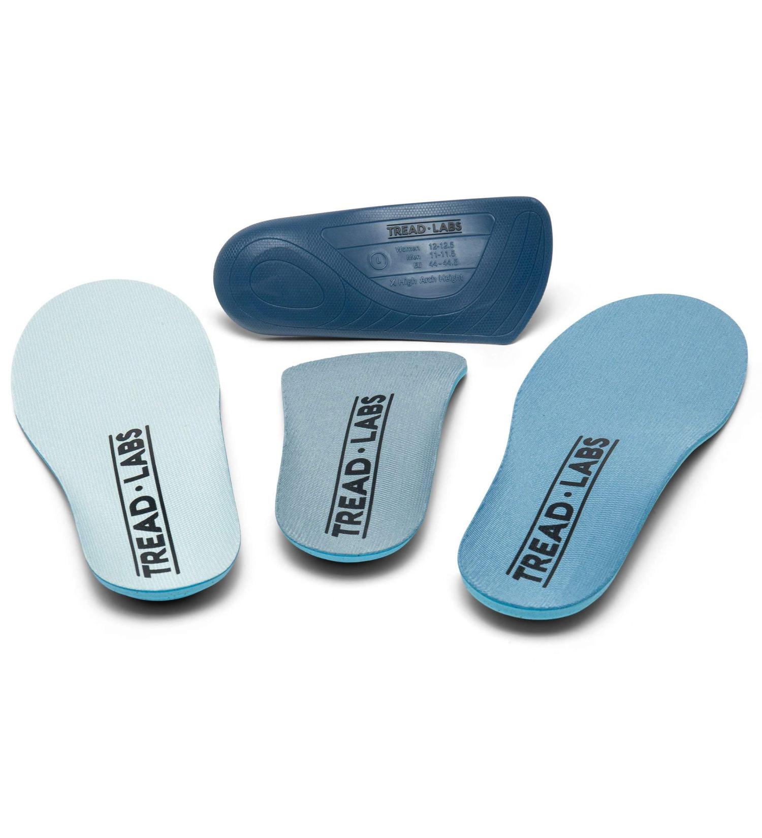 Tread Labs Pace Insole Kit for Plantar Fasciitis - Orthotics for Foot Pain Relief in Every Shoe - Limit Pronation and Improve Alignment with Extra Firm Support Women's 10-10.5 US / Men's 9-9.5 US 3 - High - Buy Online on GoSupps.com
