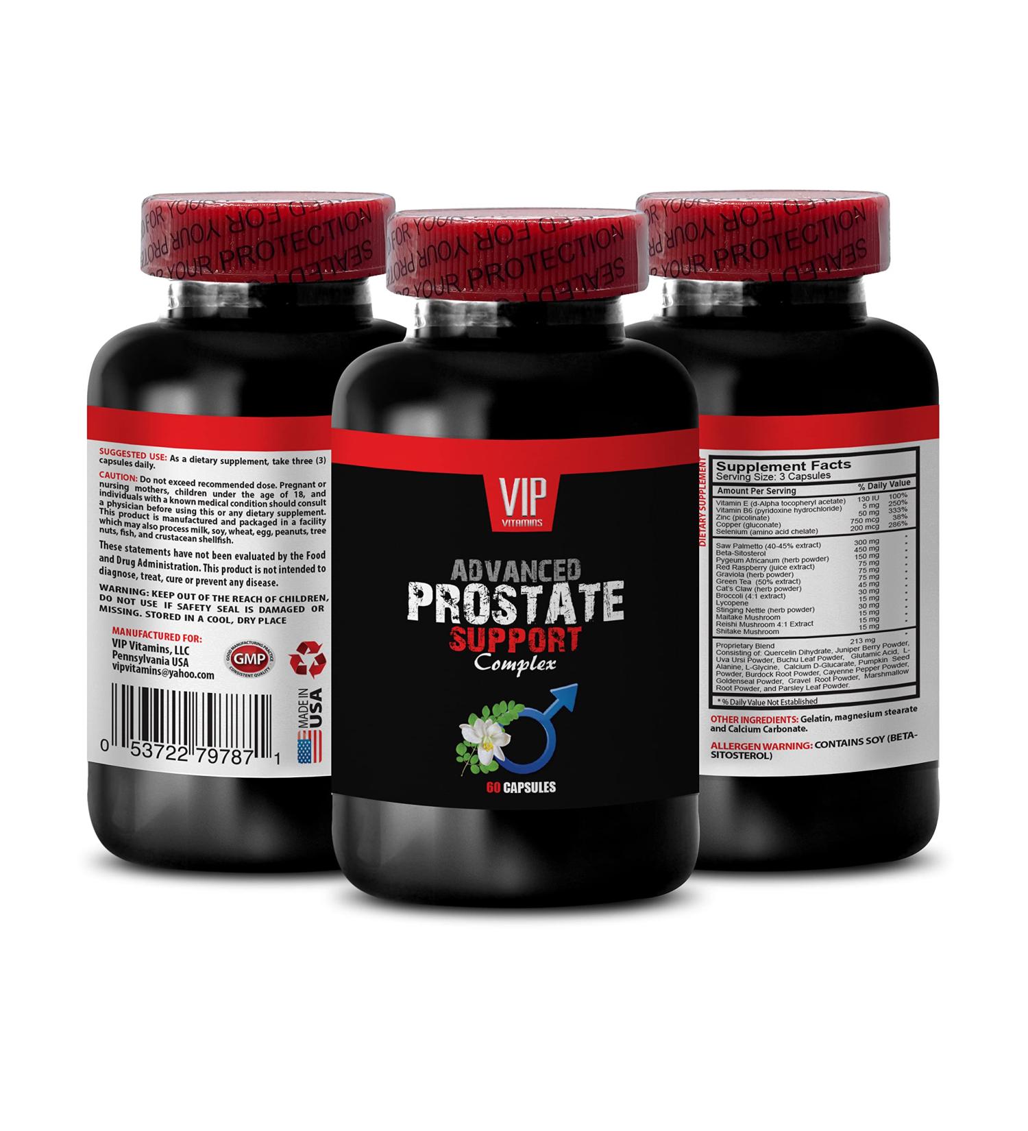VIP VITAMINS Saw Palmetto Capsule - Advanced Prostate Support - Saw Palmetto Prostate Health - 1 Bottle 60 Capsules - Buy Online on GoSupps.com
