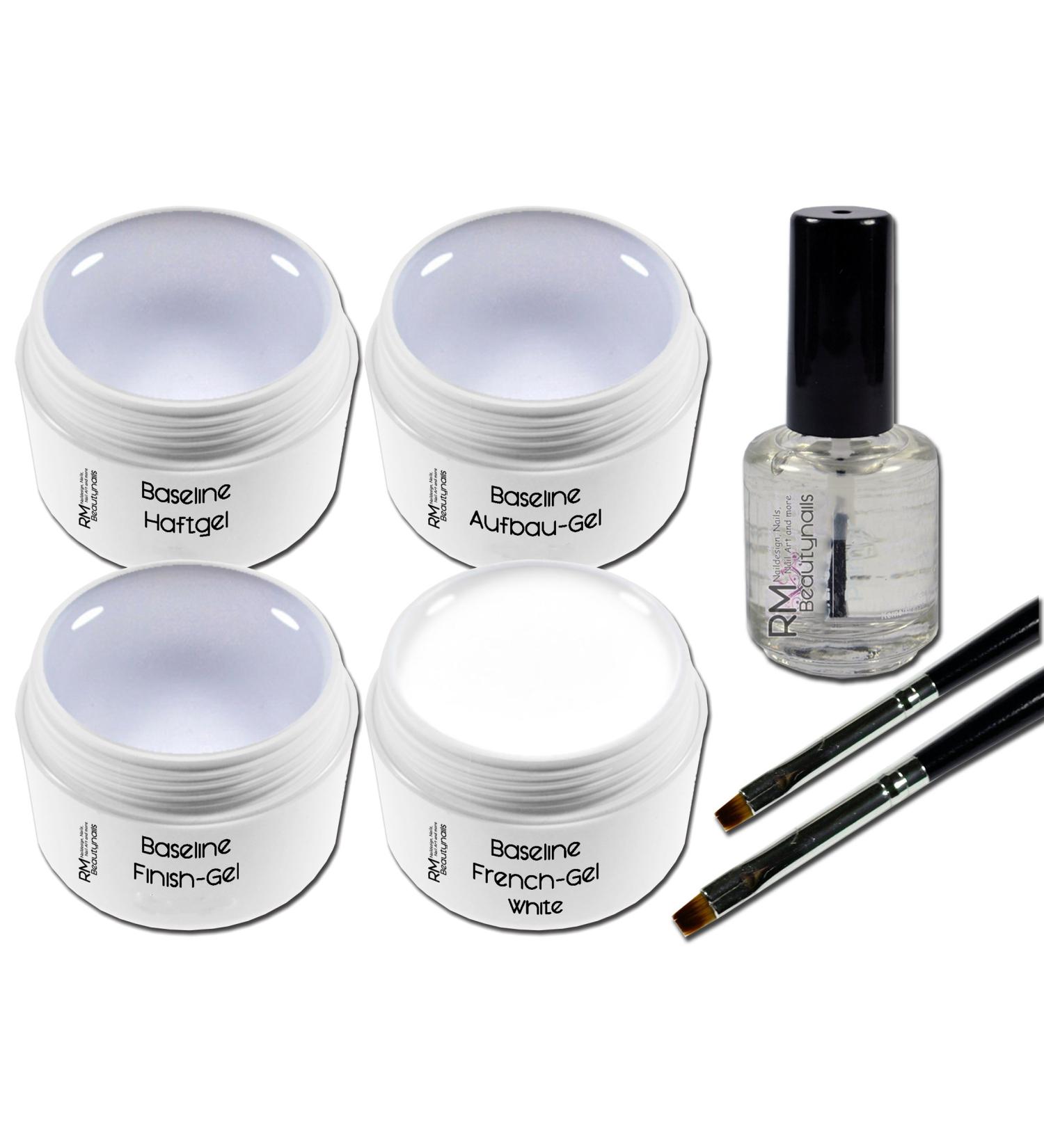 UV Gel Starter Set - Adhesive Building Gloss French Gel & More | Complete 7-Piece Nail Design Kit - Buy Online on GoSupps.com