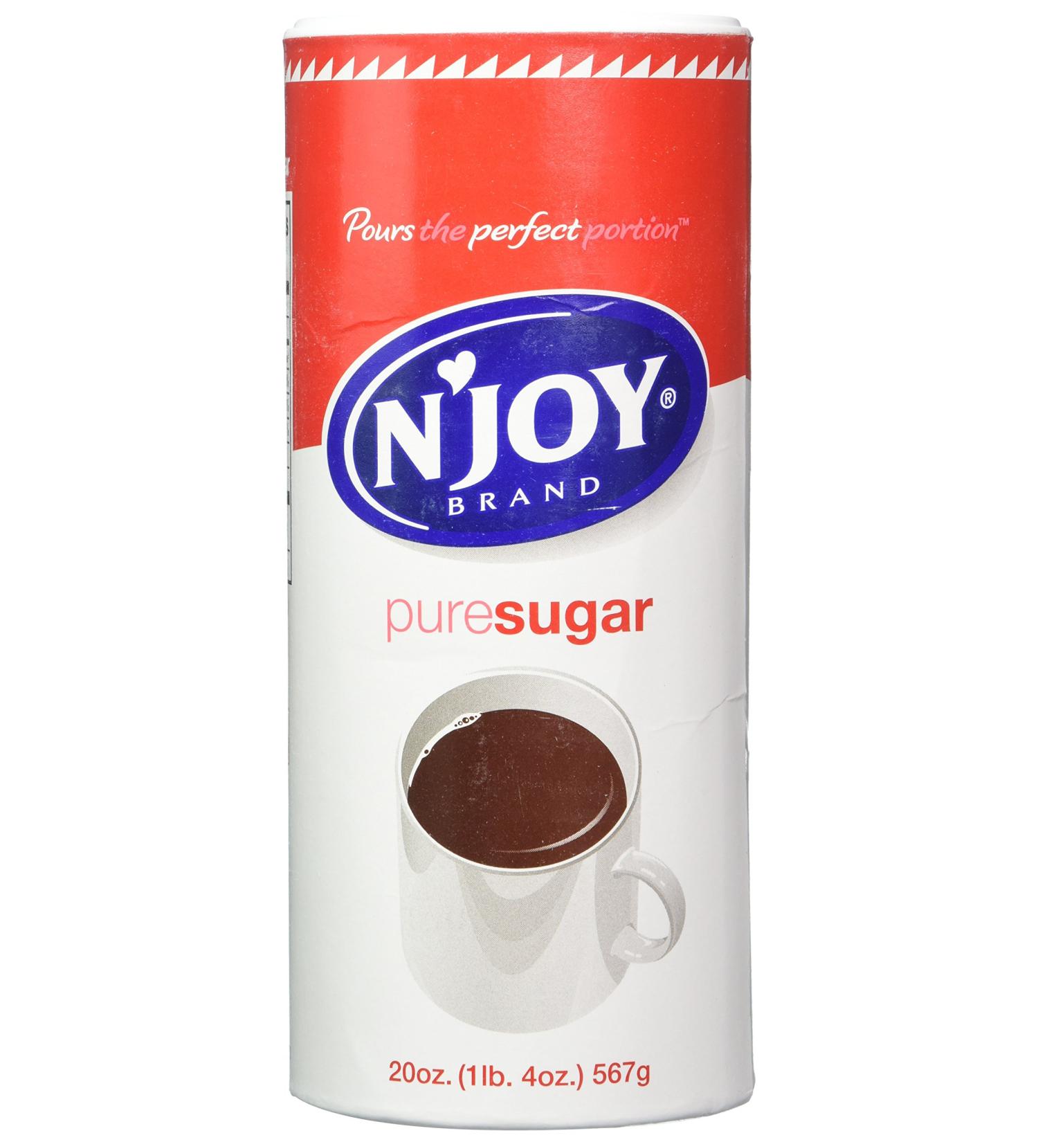 Njoy Sugar, 20 Oz. Canisters, Pack Of 3