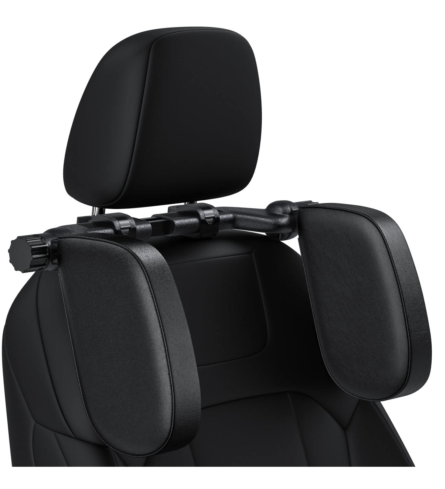 Buy Bannio Headrest for Kids | 360 Neck Support Car Pillow - Leather Adjustable & Durable - Buy Online on GoSupps.com