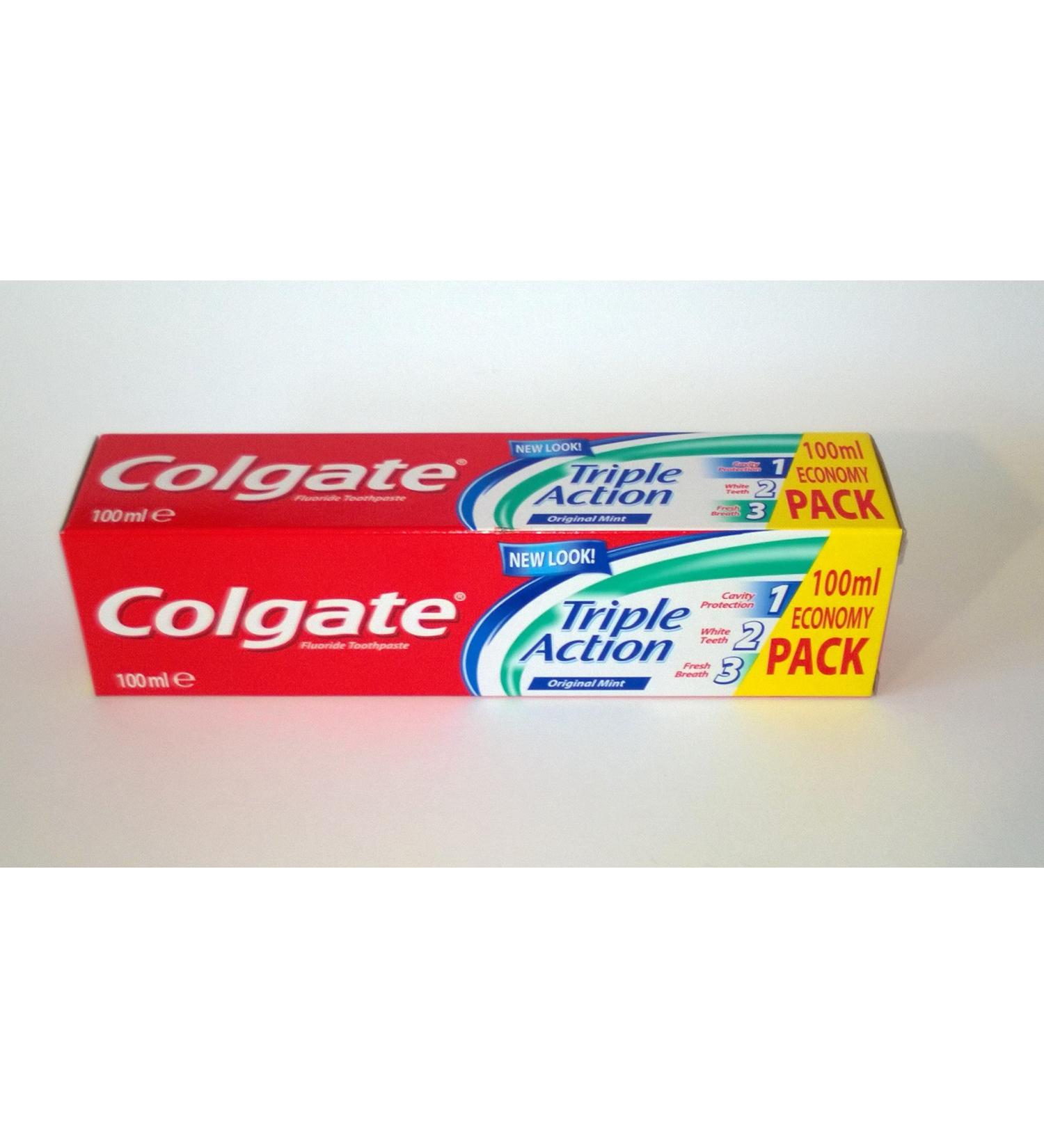 Colgate triple action mint original 100 ml LOT OF 12