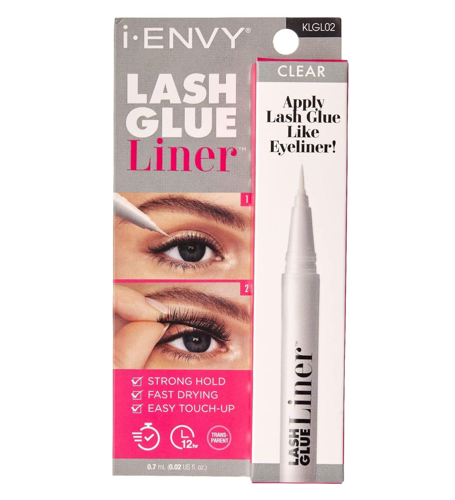 Kiss I Envy Lash Glue Liner Clear - 0.02 Ounce | Long-Lasting Waterproof Eyelash Adhesive for International Shipping - Buy Online on GoSupps.com