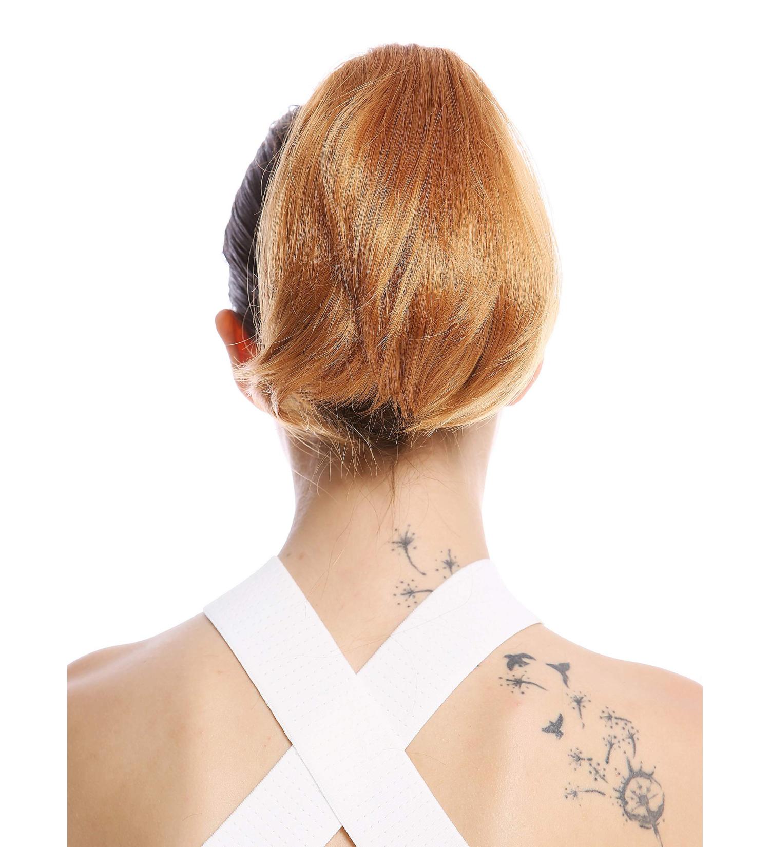 WIG ME UP N869-V-27K Hairpiece Braid Ponytail | Short Straight Red Blonde Copper Blonde 20 cm - Shop Internationally! - Buy Online on GoSupps.com