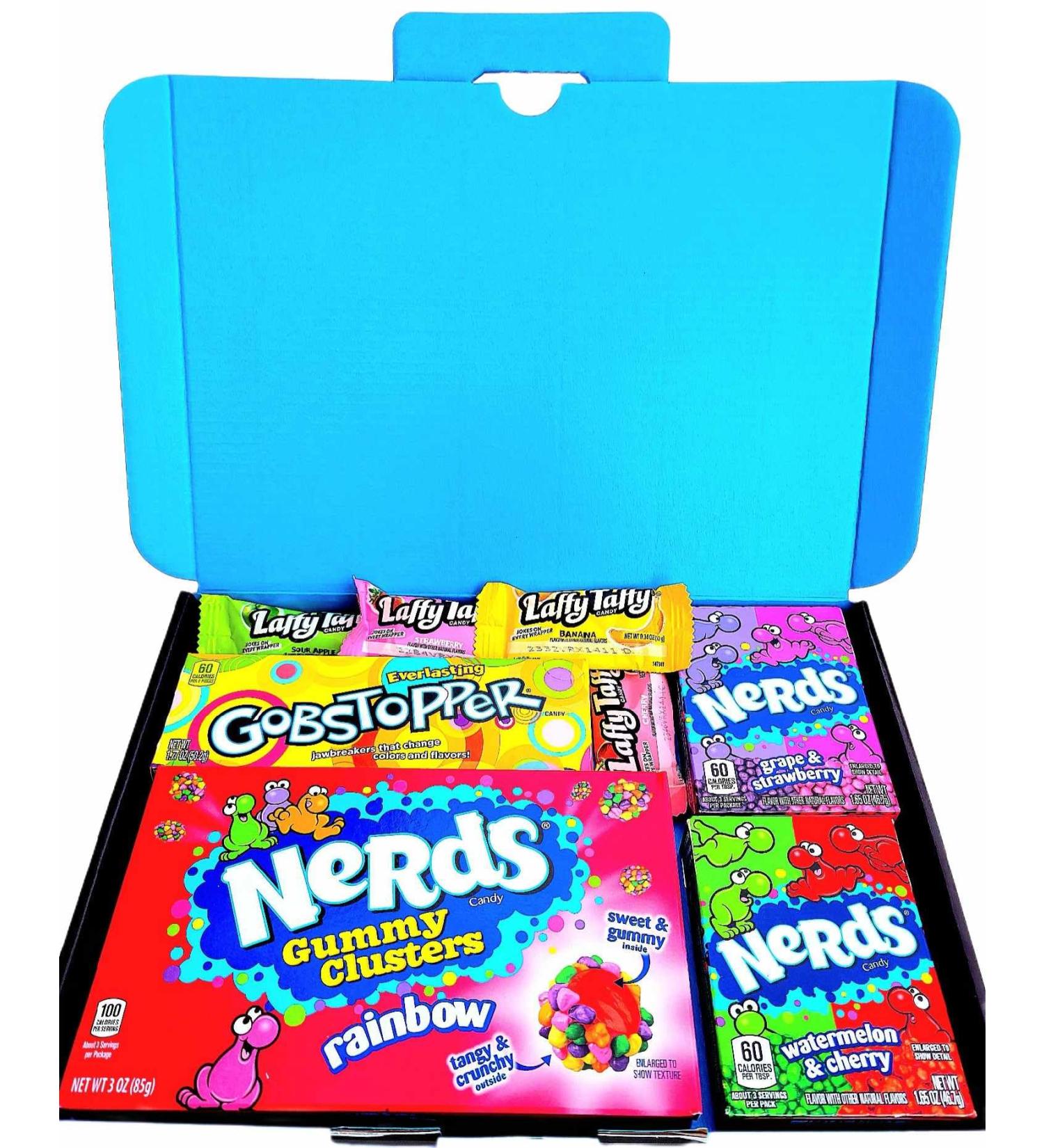 Intergalactic Sweets American Nerds Gummy Sweets Hamper - Classic Retro USA Treats for Birthday & Christmas Parties - Buy Online on GoSupps.com