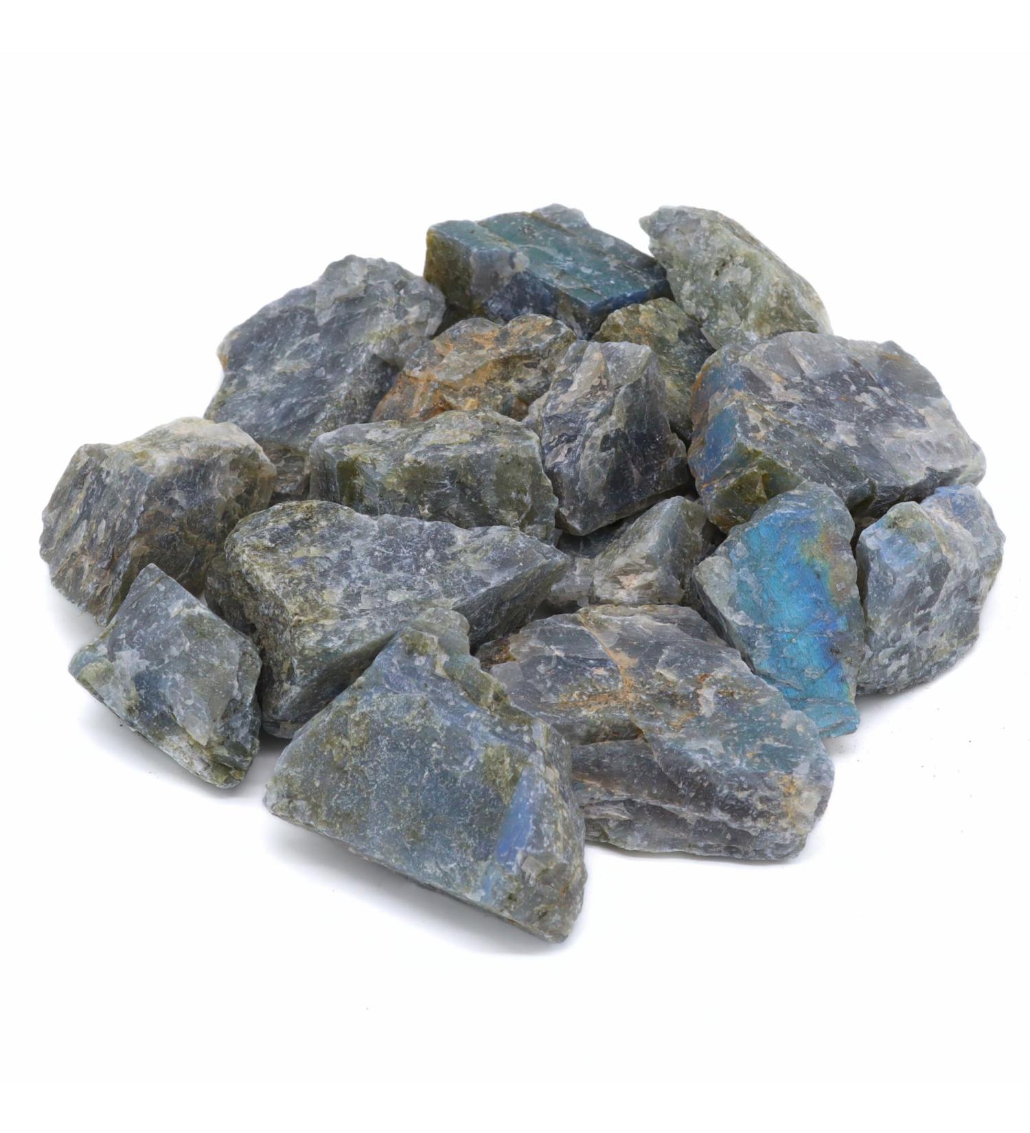 Lavisa Premium Healing Stones & Gemstones Set - 100% Natural Crystals for Water Treatment & Home Decoration | Labradorite Gem Water Mixture - Buy Online on GoSupps.com