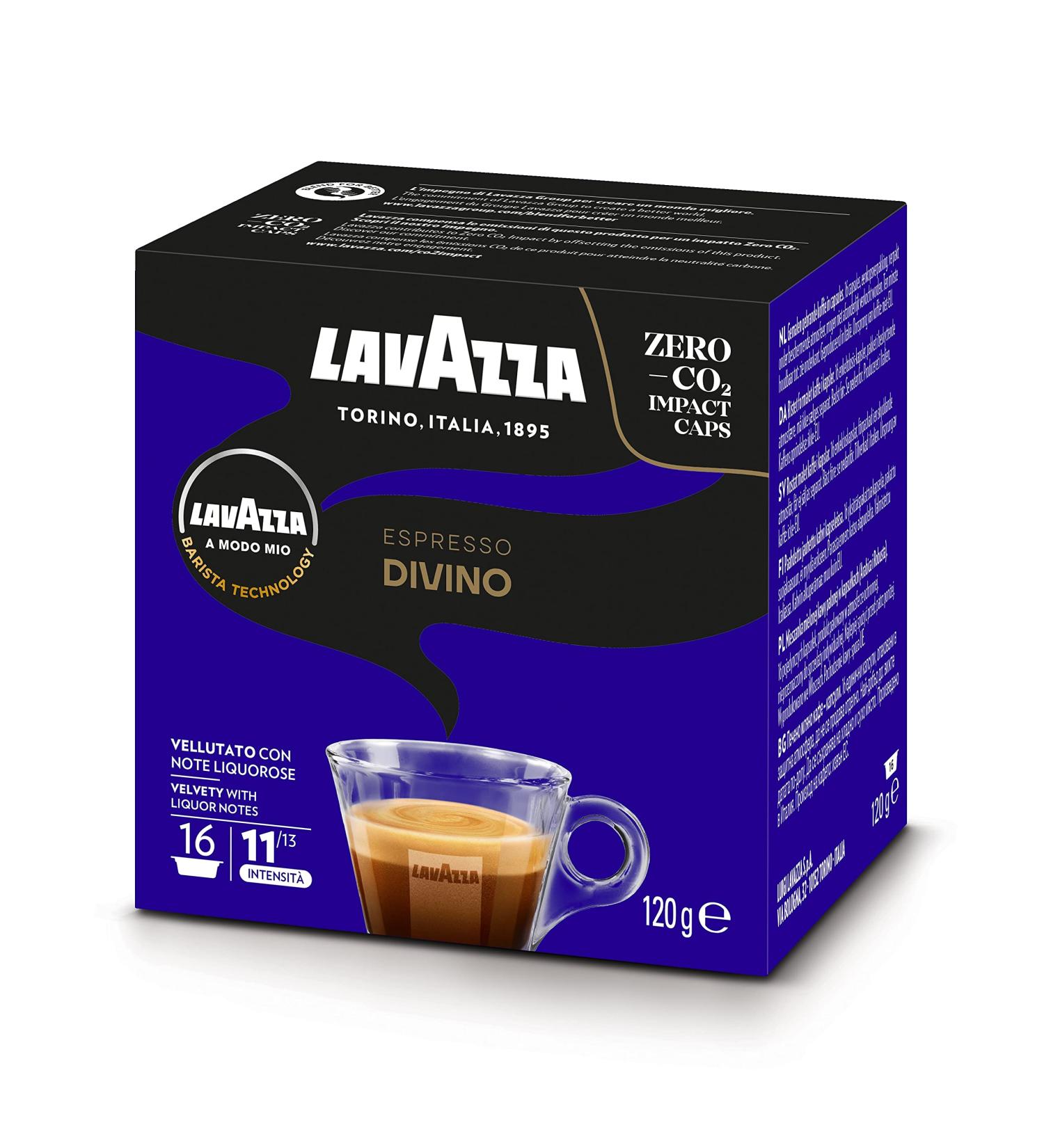 Lavazza A Modo Mio Expresso Divino 16 Capsules (Lot of 9) - Buy Online on GoSupps.com