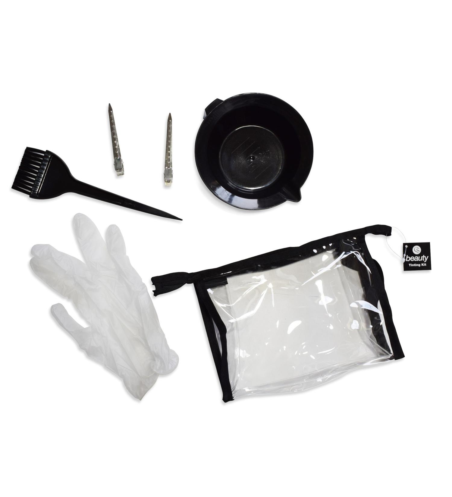 CS Beauty 6pcs Hairdressing Brush Bowl Clip Glove Combo Set - Salon Hair Colour Dye Tint Tool Kit - Buy Online on GoSupps.com