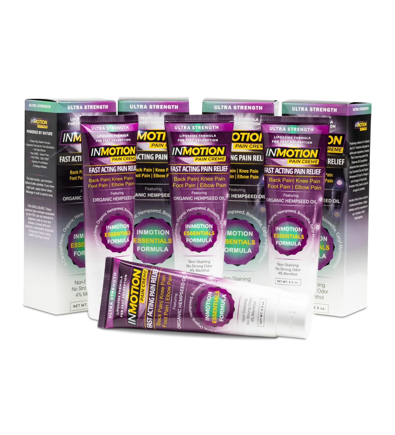 Ultra Strength Hemp Oil Cream for Pain Relief - 2.5 oz No Touch Squeeze Tube - Back Knee Nerve & Muscle Pain Relief - Buy Online on GoSupps.com