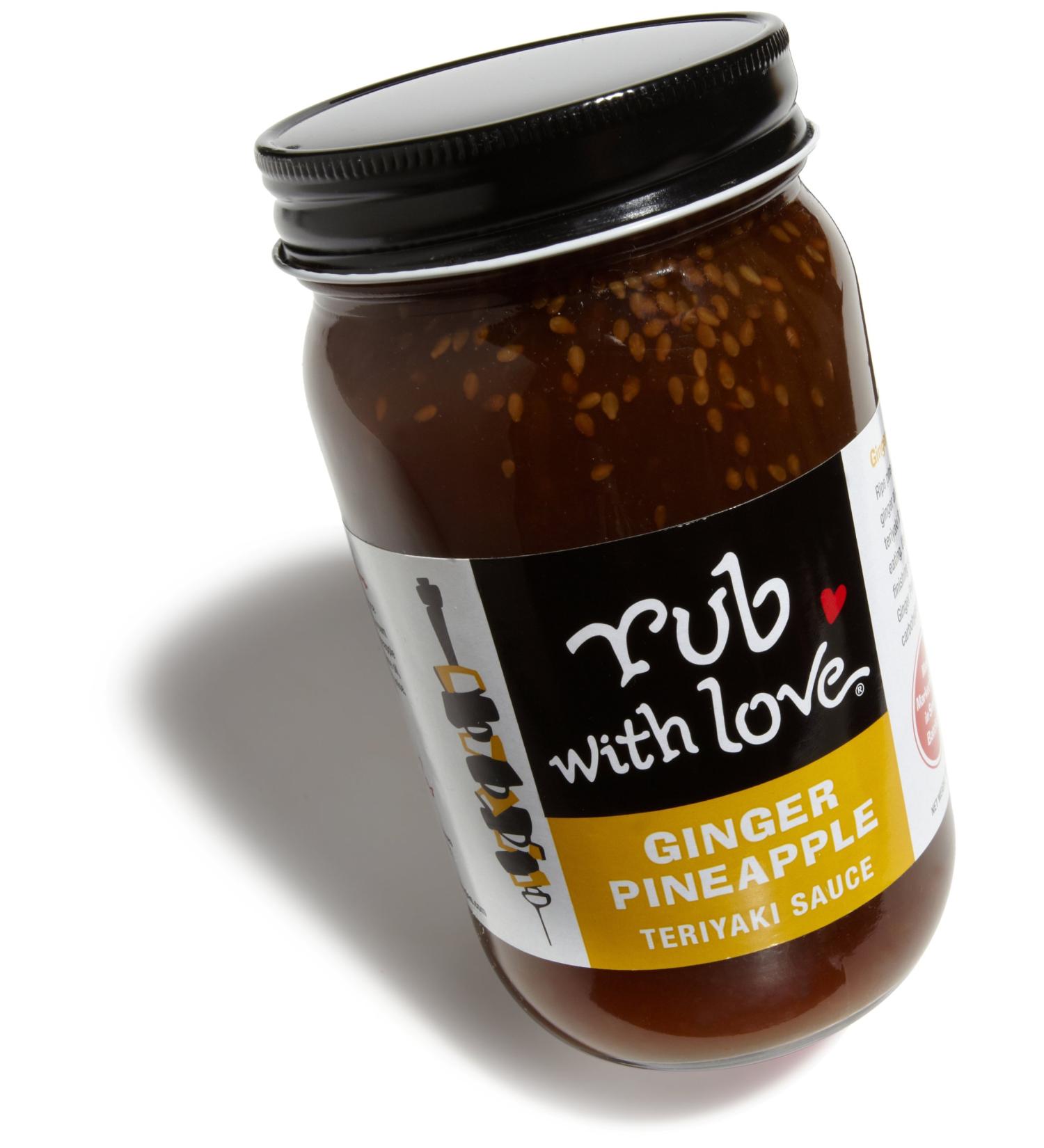 Rub with Love Ginger Pineapple Teriyaki Sauce By Tom Douglas, 16 Ounce