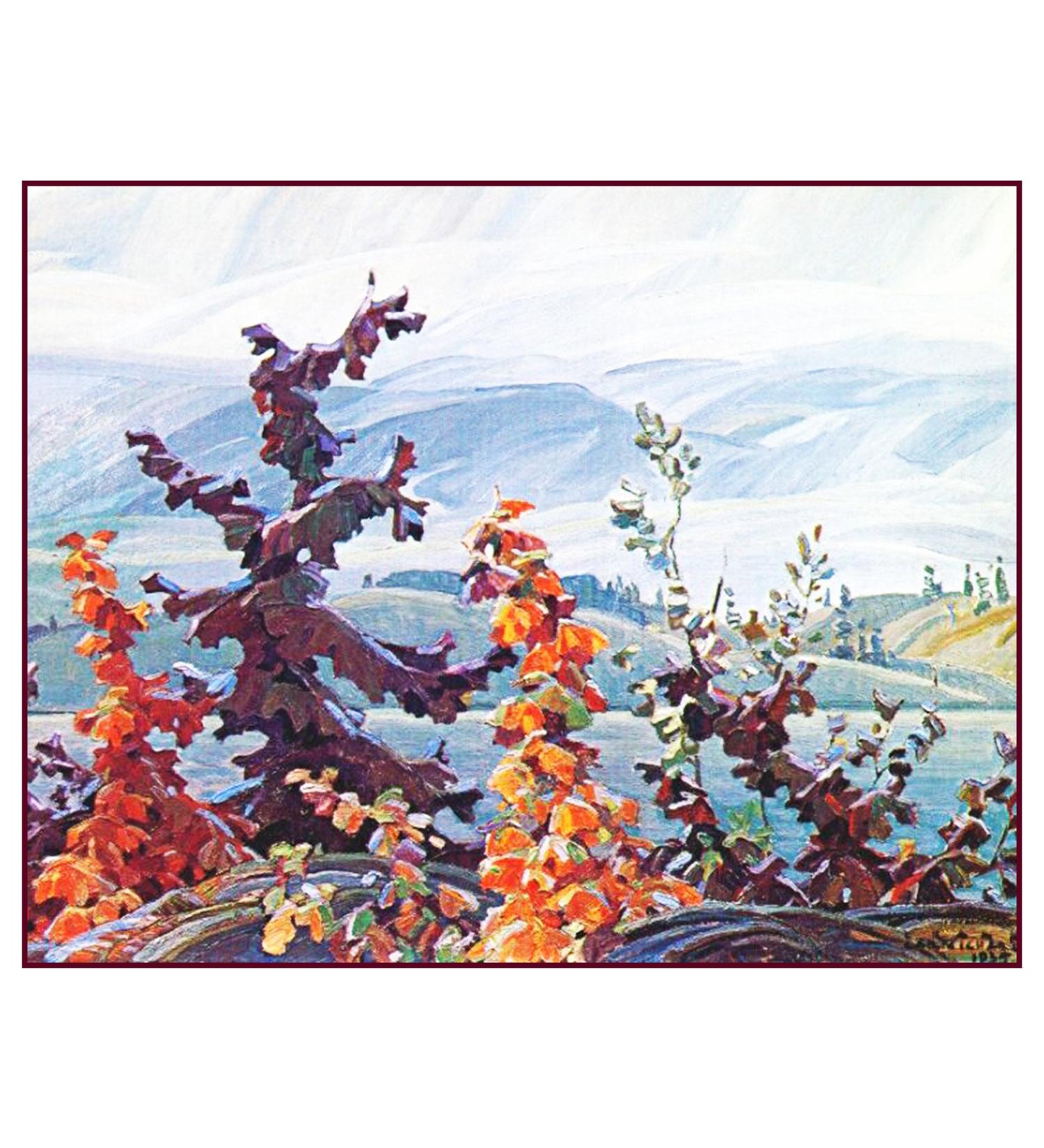 Franklin Carmichael's Scrub Oaks & Maple Trees Cross Stitch Pattern | Orenco Originals - Buy Online on GoSupps.com