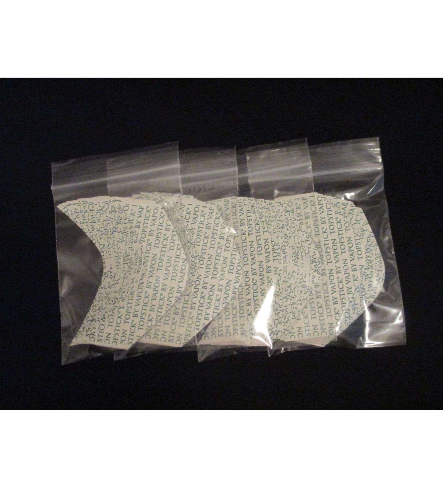 Vapon Topstick Custom Cut Front B Curve Double-Sided Strips Clear Hairpiece Tape (100 Pack) - By Vapon - Buy Online on GoSupps.com