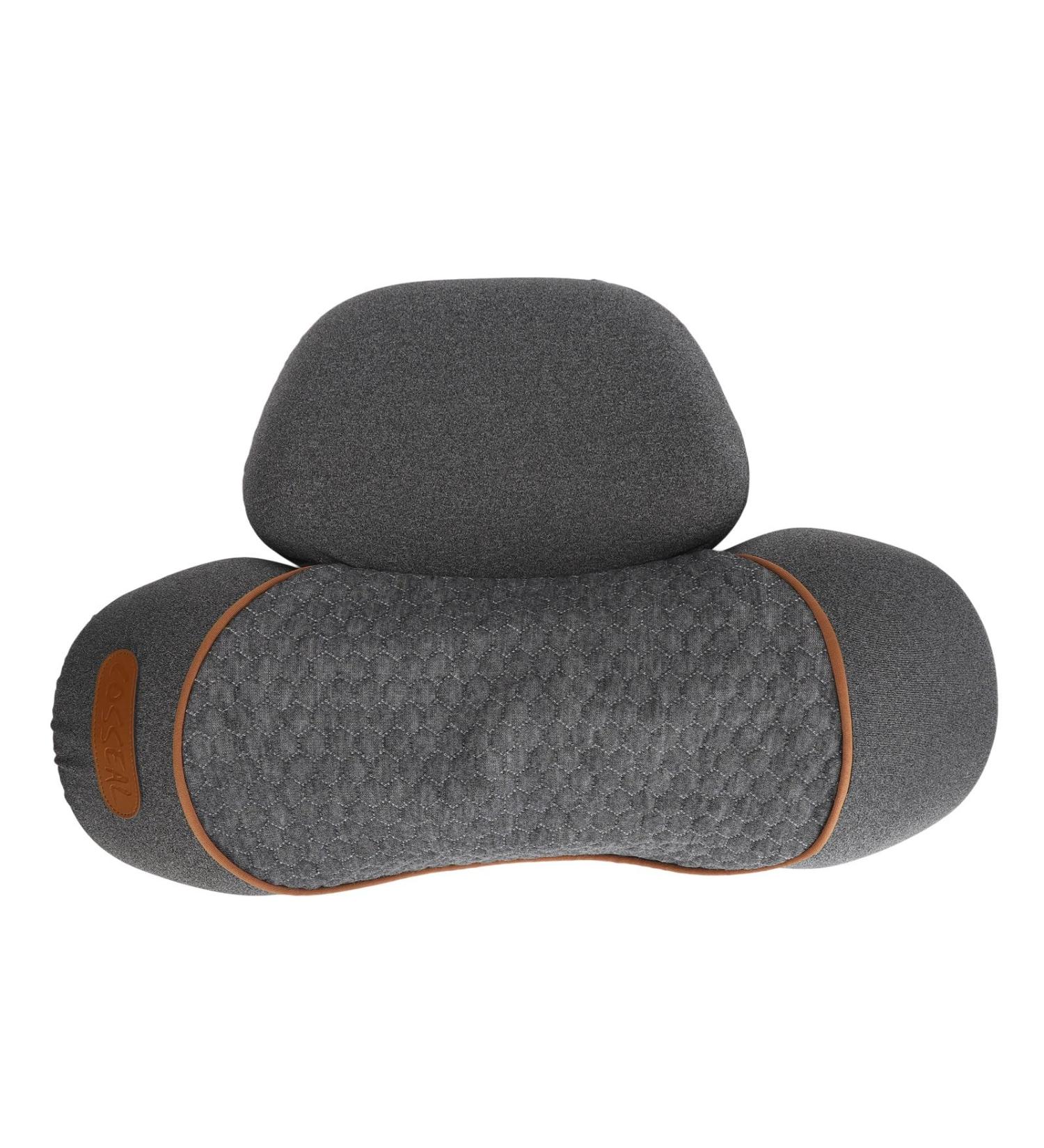 Buy Heated Massage Cushion - USB Vibration Hot Compress & Cervical Traction - Therapeutic Relief for Men & Women - Buy Online on GoSupps.com