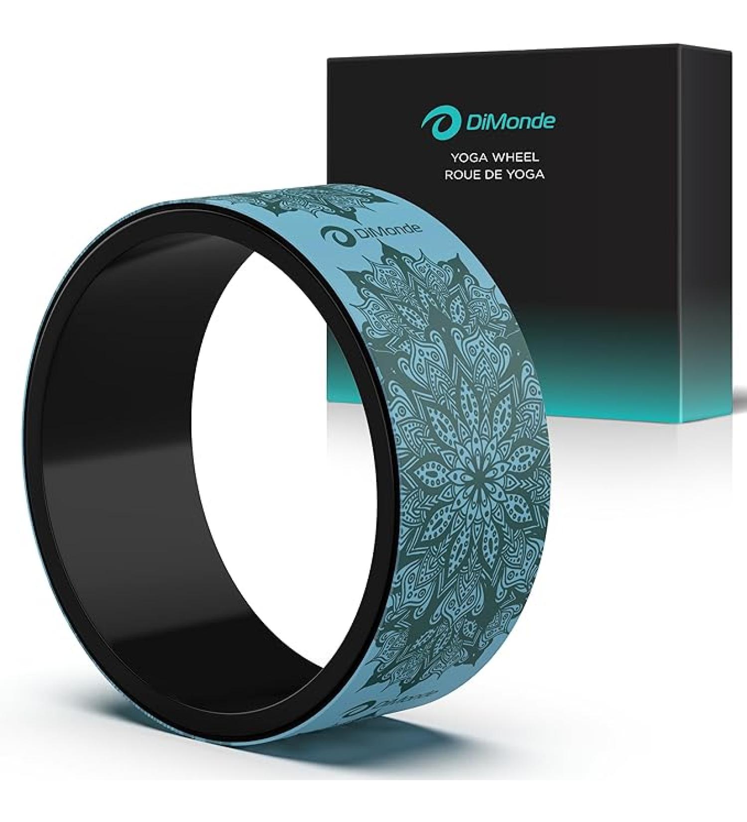 DiMonde 13 Yoga Wheel for Back Pain Relief  Stretching  Core Strength - Yoga Roller for Mobility  Flexibility  Balance - Back Wheel for Backbends - Buy Online on GoSupps.com