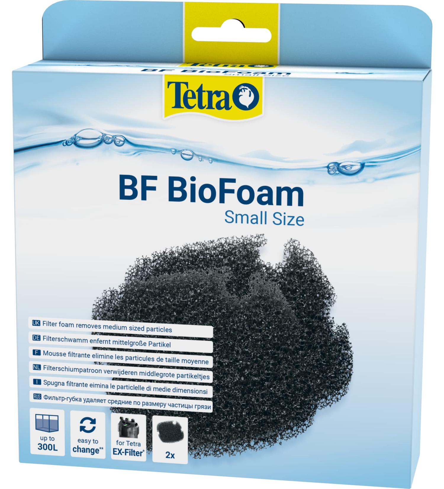 Tetra BF BioFoam Small - Premium Biological Filter Sponge for Tetra EX 400 Plus to 1000 Plus | Enhance Aquarium Filtration - Buy Online on GoSupps.com
