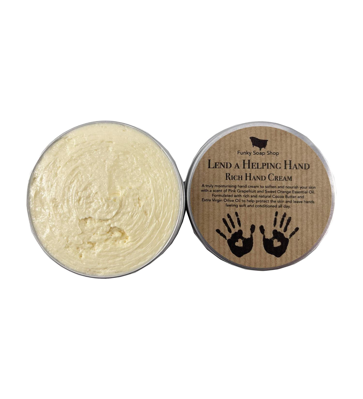 Buy Lend a Helping Hand Rich Hand Cream - 70g Jar for Ultimate Hydration | International Shipping Available - Buy Online on GoSupps.com