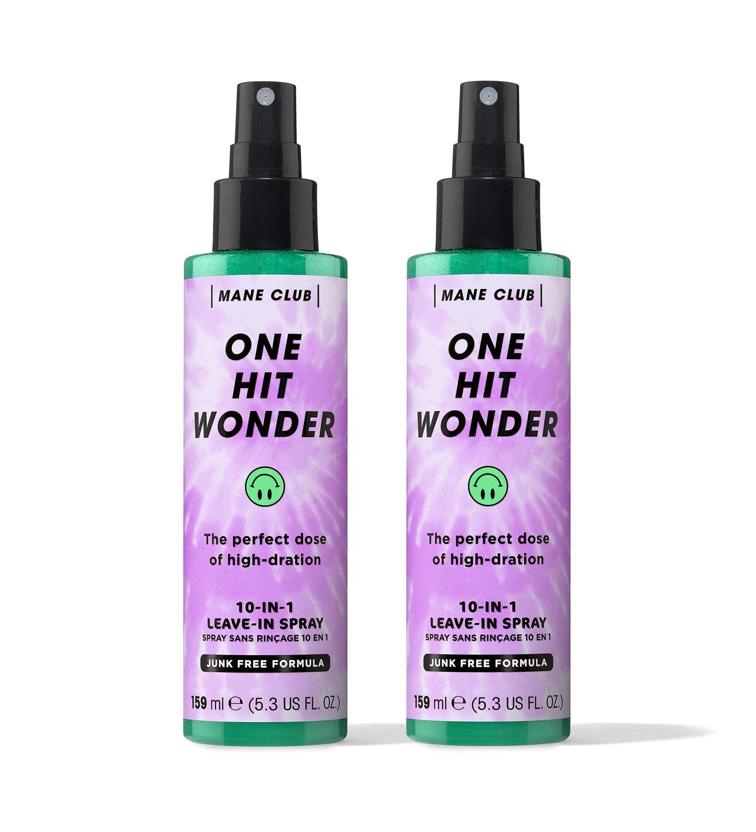 MANE CLUB One Hit Wonder 10-in-1 Leave-In Spray - Cruelty-Free, Vegan, No Sulfates or Parabens - 5.3 Fl Oz, Pack of 2 - Buy Online on GoSupps.com
