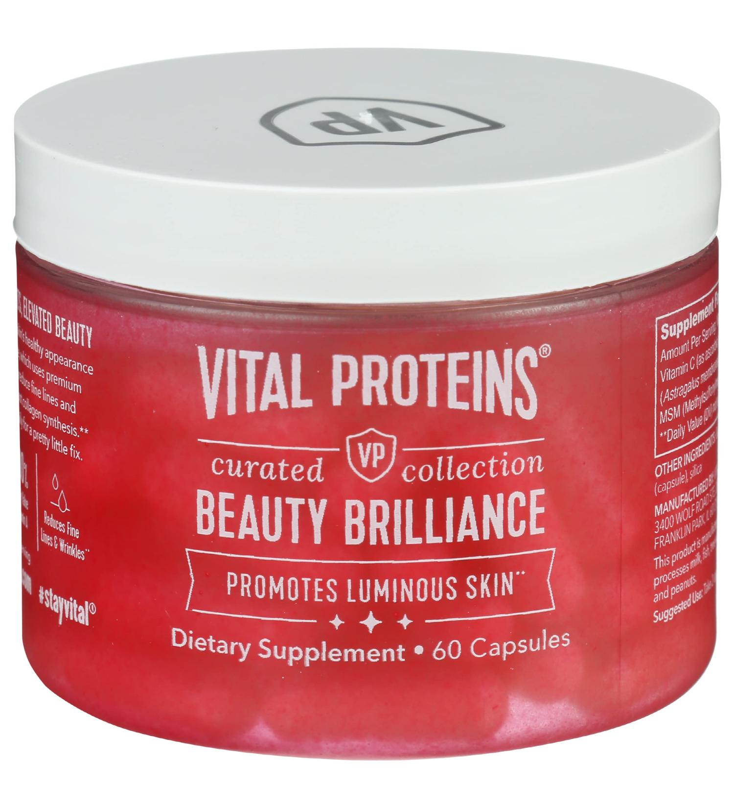 Vital Proteins Beauty Brilliance 60 CT - Enhance Your Beauty From Within - Buy Online on GoSupps.com
