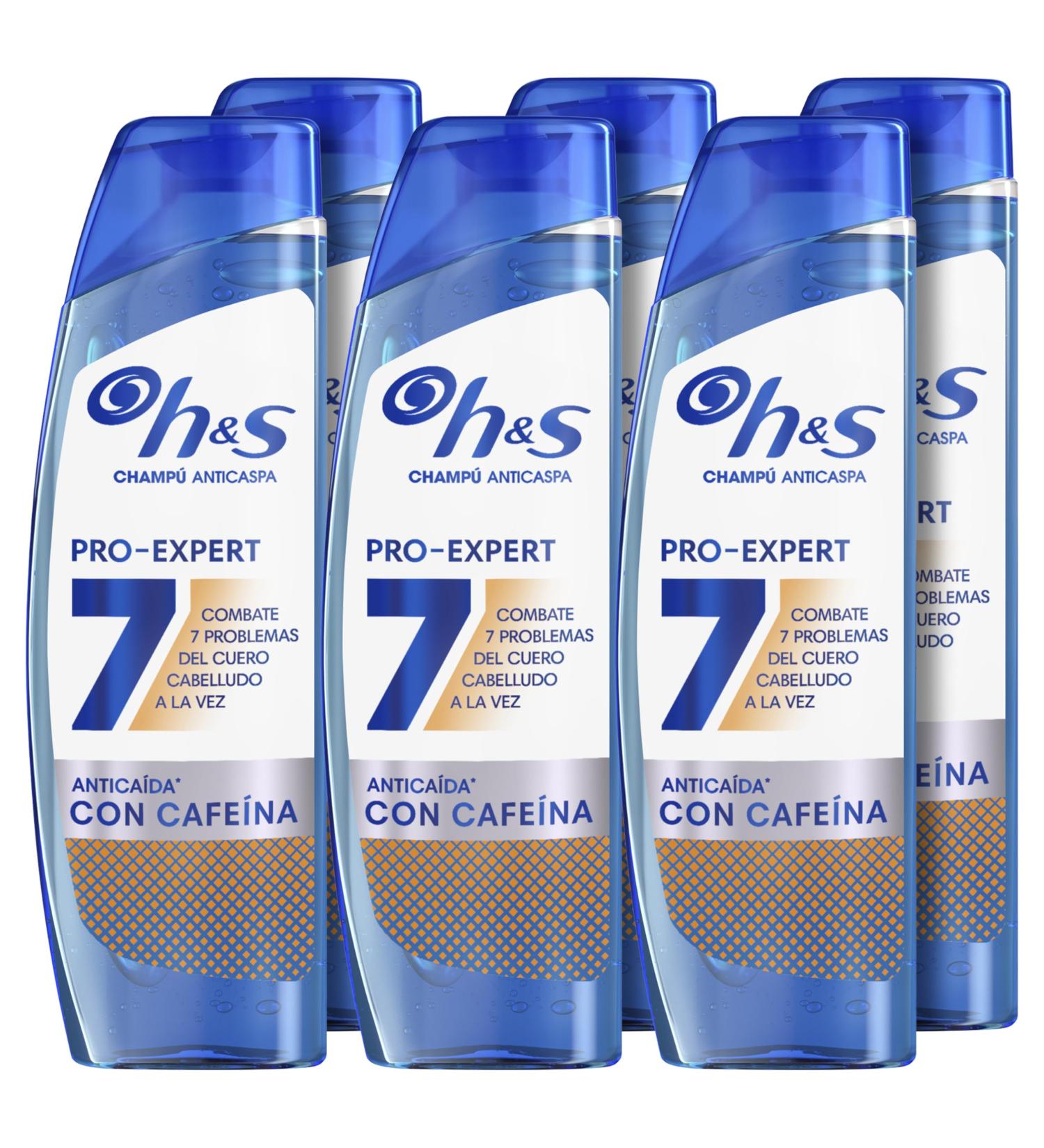  h&s H&S Pro-Expert 7 Anti-Dandruff Anti-Hair Loss Shampoo 300ml with caffeine. Fights 7 symptoms of dandruff for complete scalp protection. Clinically prevents hair loss. - Buy Online on GoSupps.com