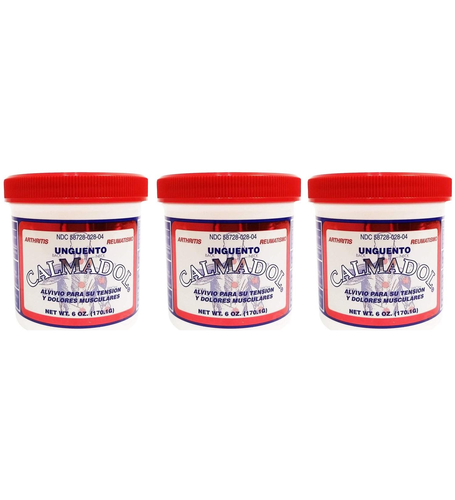 Birsppy Calmadol Arthritis & Muscle Relief Ointment 6 oz (6 Oz x 3 Pk)