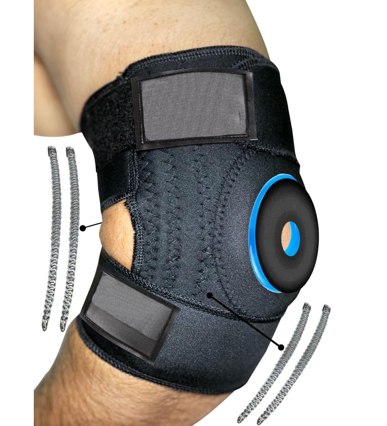 Elbow Support Brace for Tendonitis | Adjustable Two-Spring Stabiliser & Breathable Strap for Sports Injuries | Ideal for Golfers & Tennis Elbow - Buy Online on GoSupps.com