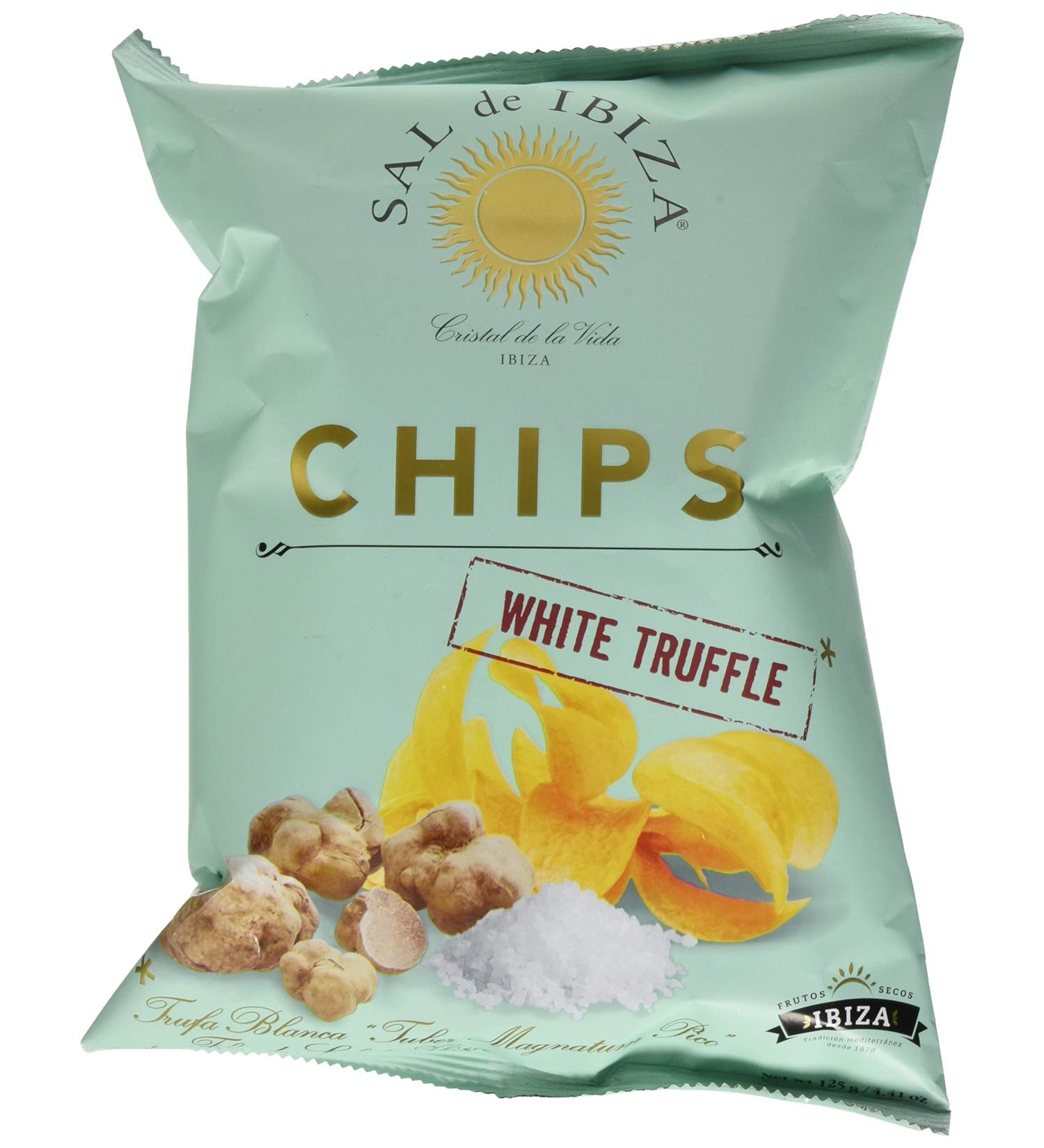 Sal de Ibiza Truffle Chips | Gourmet Potato Chips with White Truffles - Shop Internationally - Buy Online on GoSupps.com