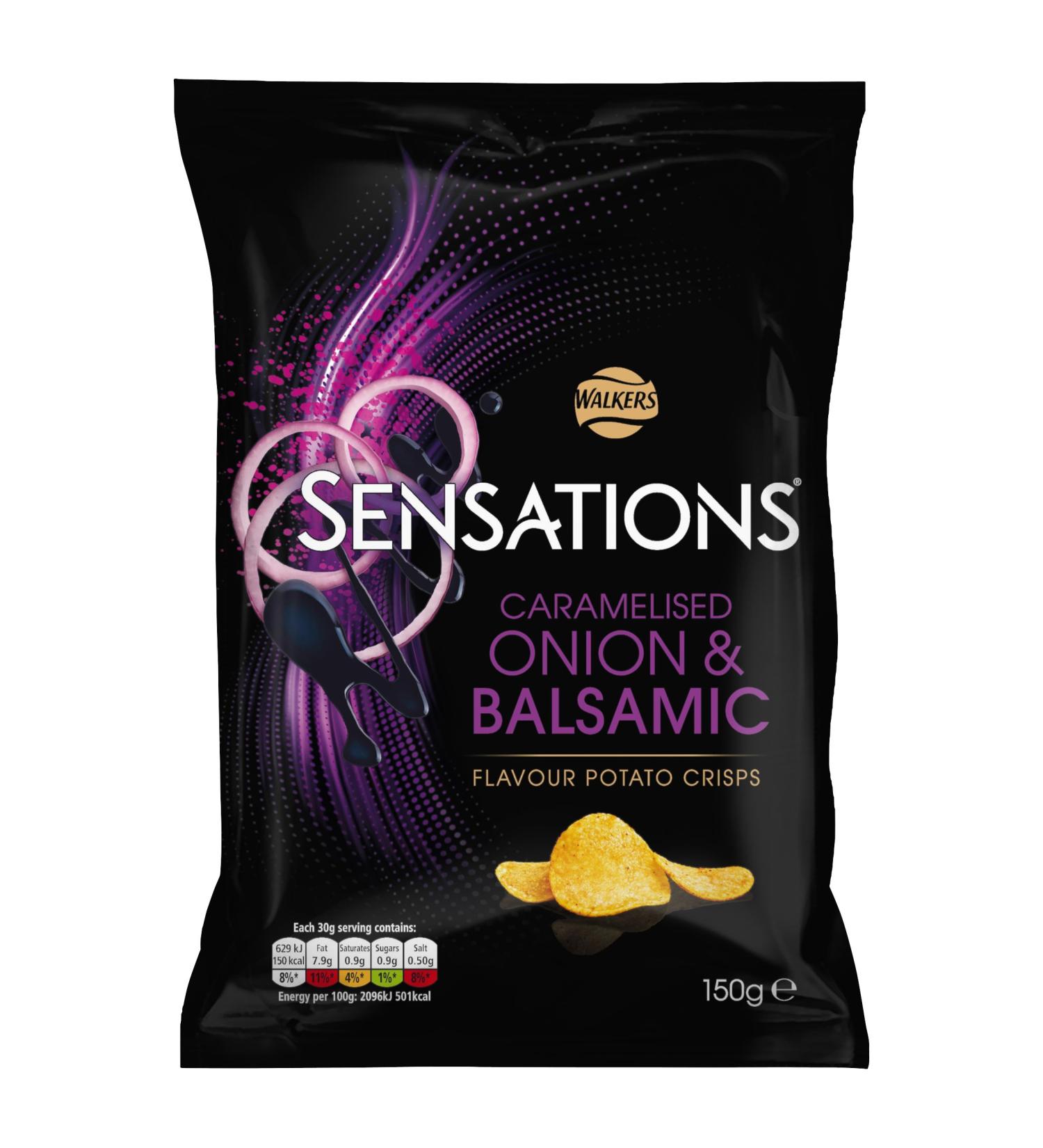 Walker's Walkers Sensations Balsamic Vinegar & Caramalised Onion 175g