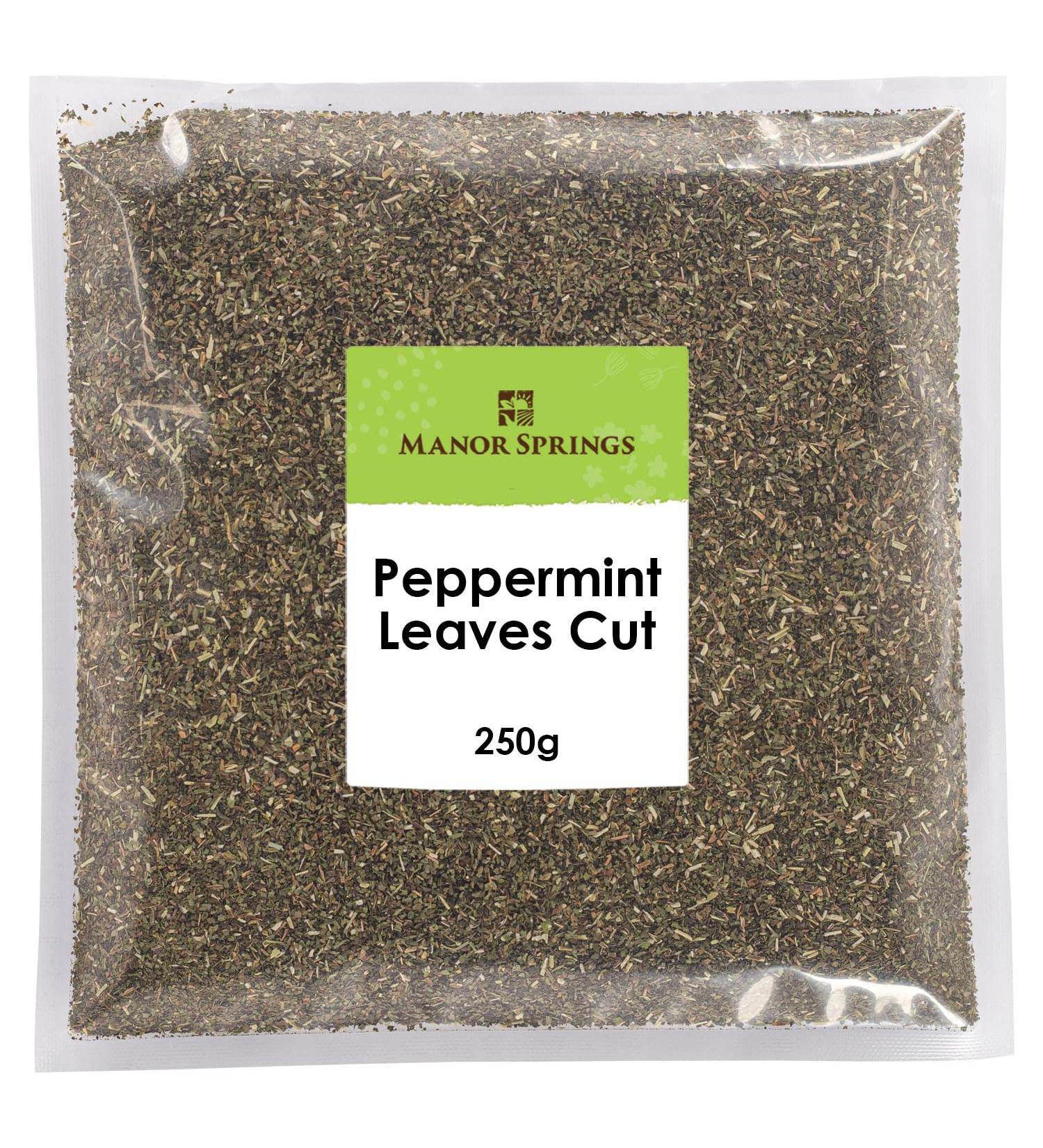 Peppermint Leaves Cut 250g by Manor Springs