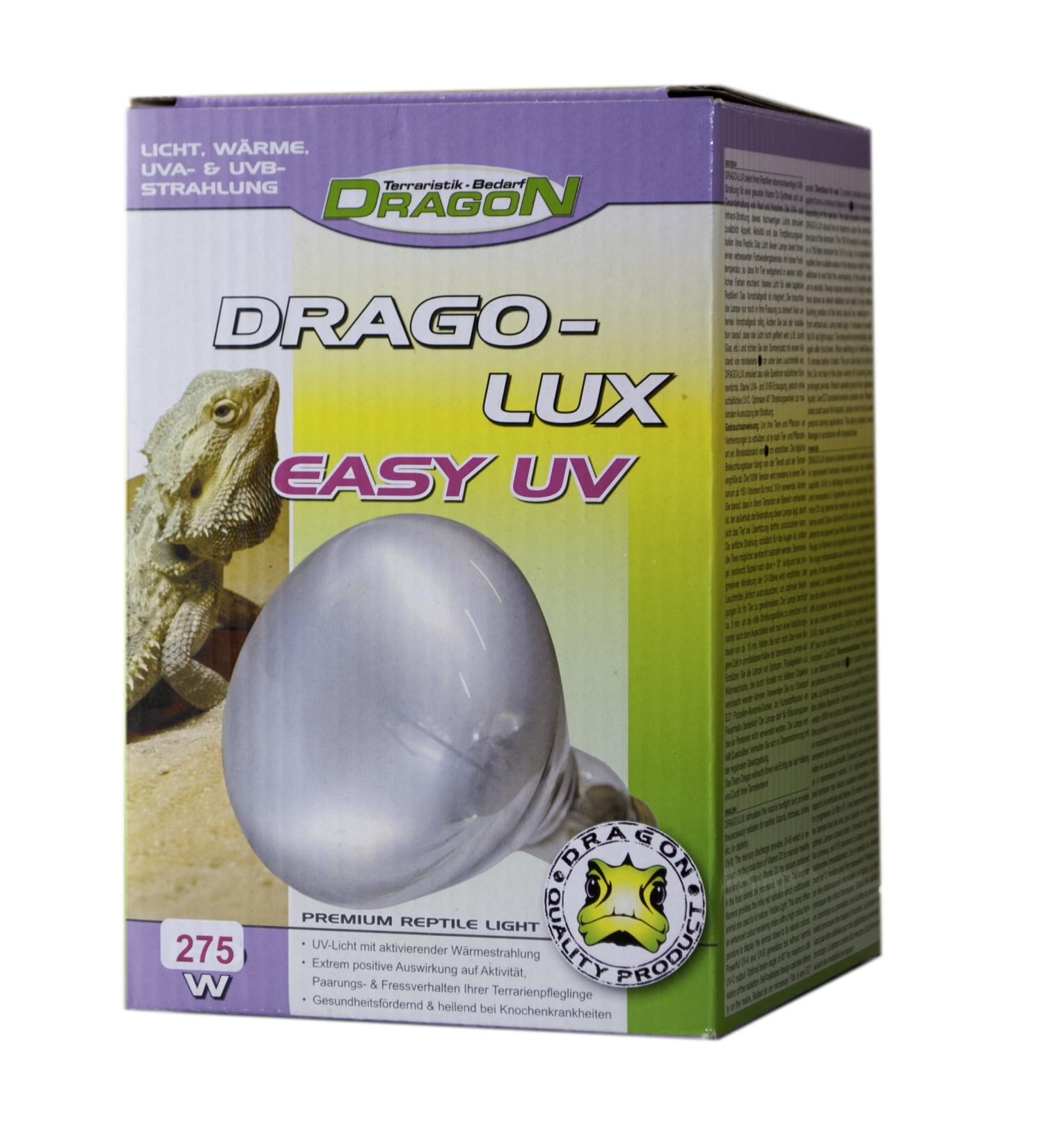 Buy Dragon DRAGO-LUX 275W UV Lamp - E27 Thread | High UVA & UVB Output for International Shipping - Buy Online on GoSupps.com