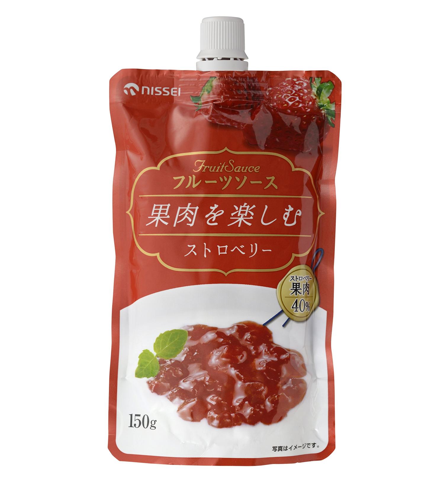 150gX12 or fruit sauce Strawberry enjoy the day world pulp
