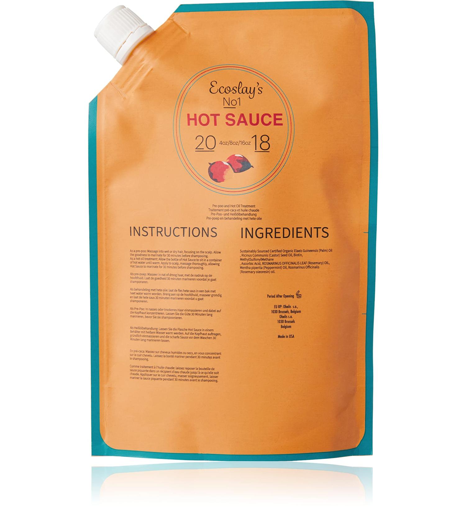 Ecoslay Hot Sauce Pre-Poo/Hot Oil Treatment - Nourishing Hair Care Essential - Buy Online on GoSupps.com