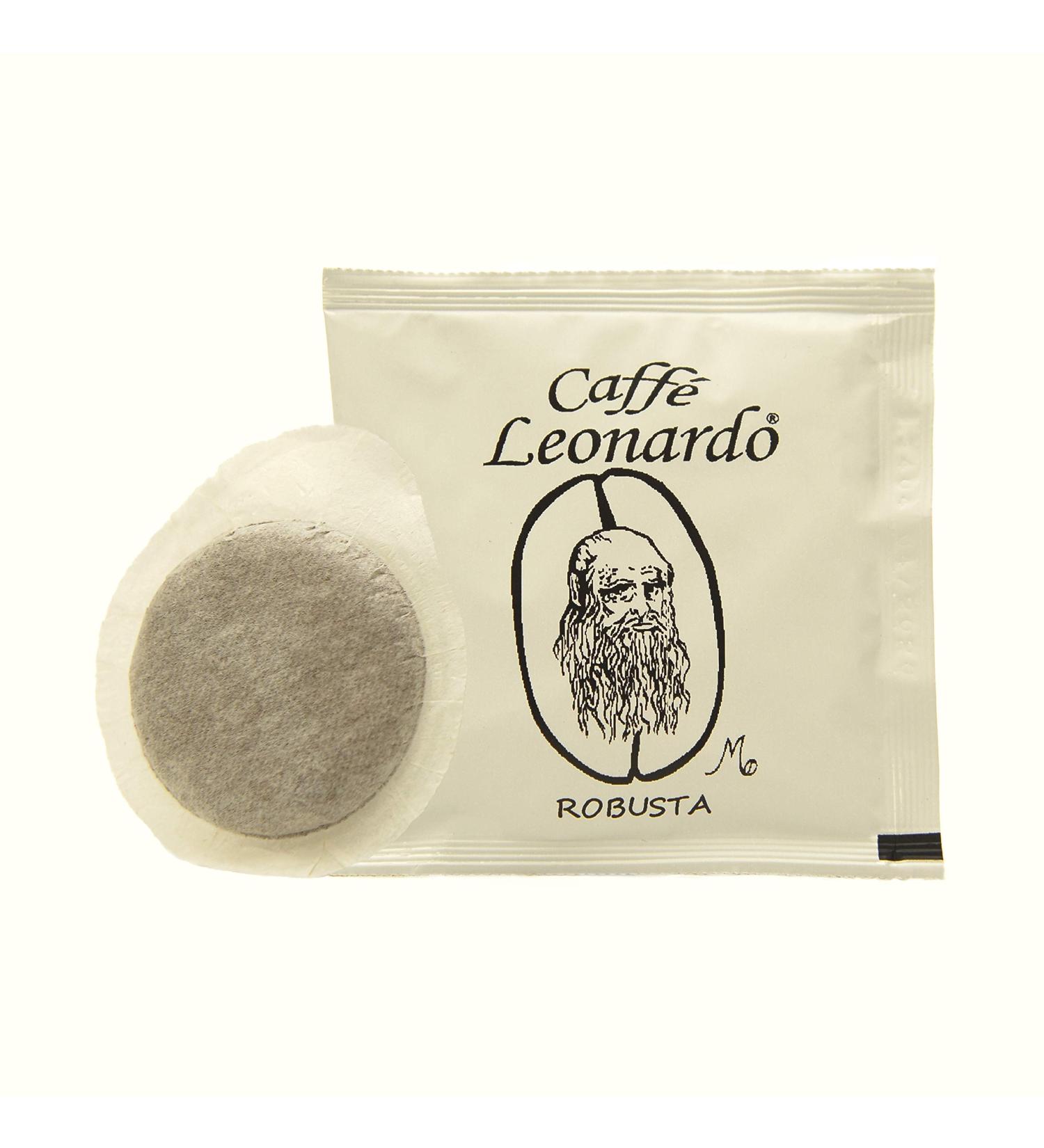  Caff Leonardo Caff Leonardo Artisan Roast Pods - E.S.E. dm 44 Compatible (Robusta Mix) 150 Capsules - Buy Online on GoSupps.com