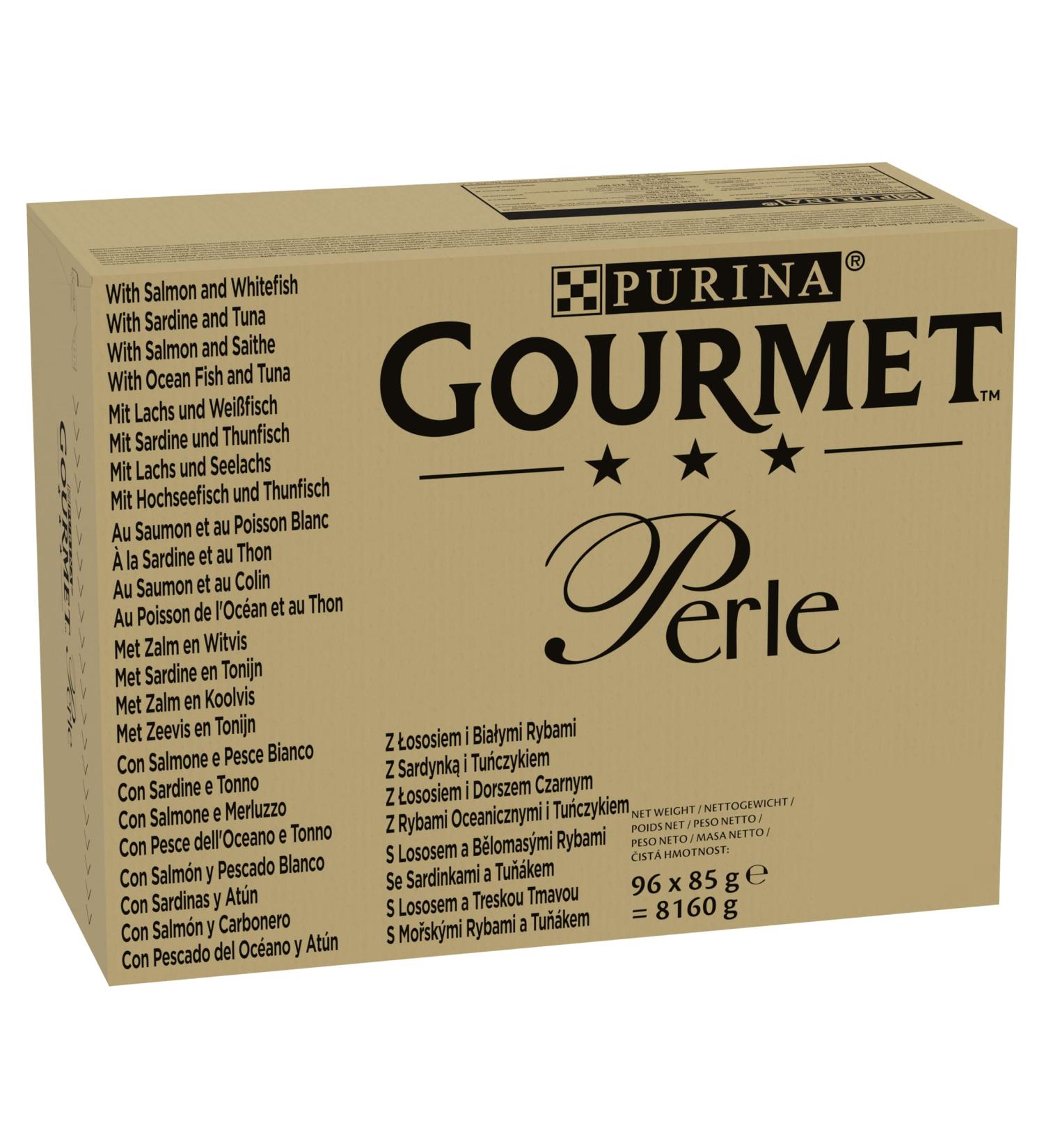 Gourmet Perle Seaside Duo in Gravy Wet Cat Food 96x85g Seaside Duo 8.02 kg (Pack of 1) - Buy Online on GoSupps.com