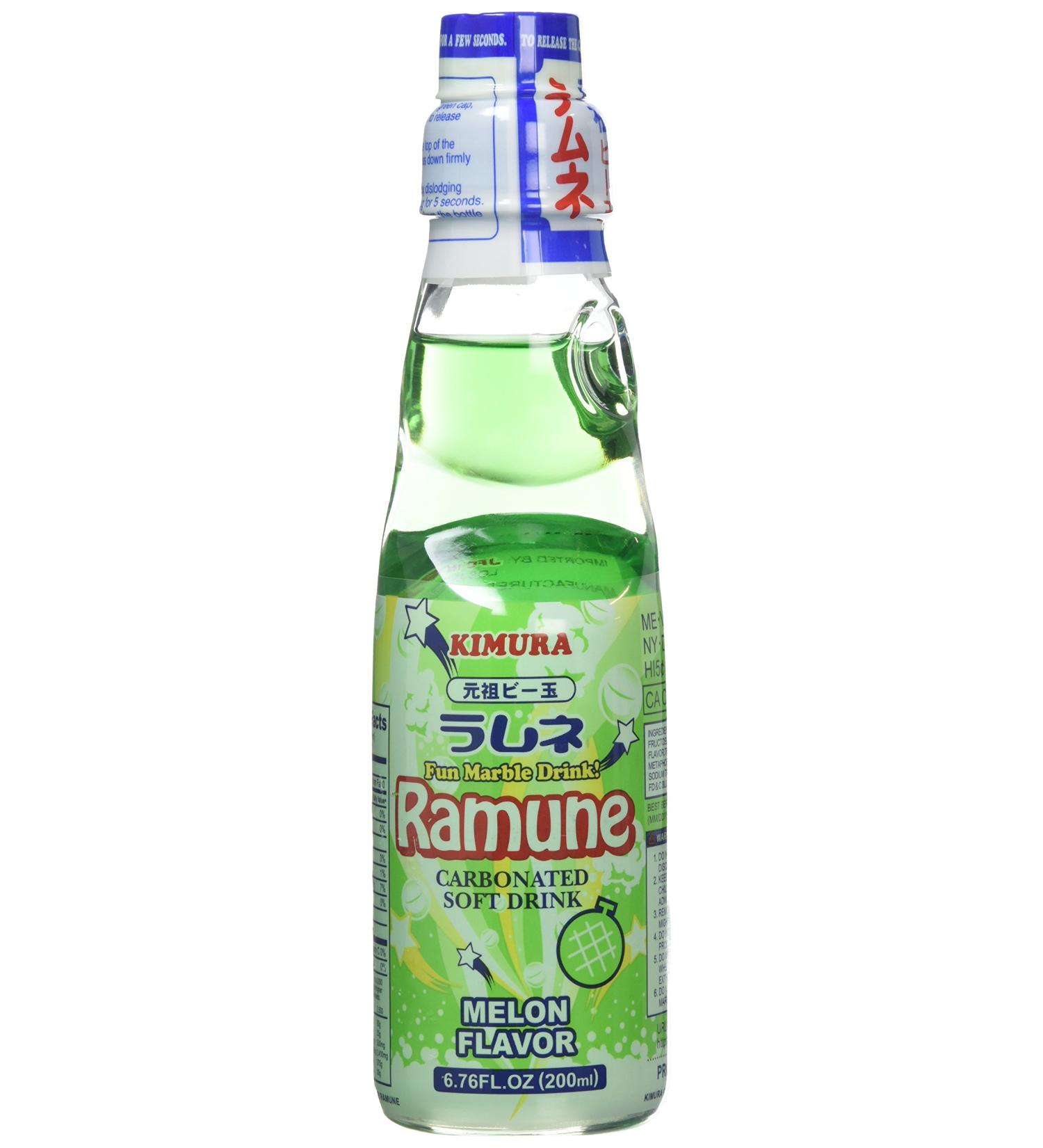 Kimura Melon Ramune Soft Drink - 200 ml - Buy Online on GoSupps.com