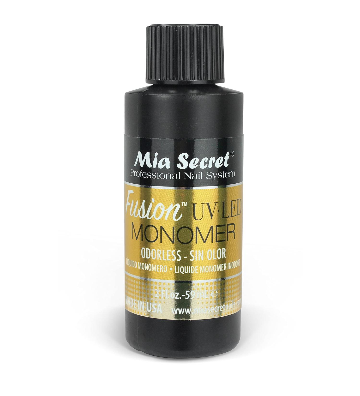 Mia Secret Fusion Odorless UV LED Monomer 2oz - Fast-Curing Formula (Pack of 1) - Buy Online on GoSupps.com