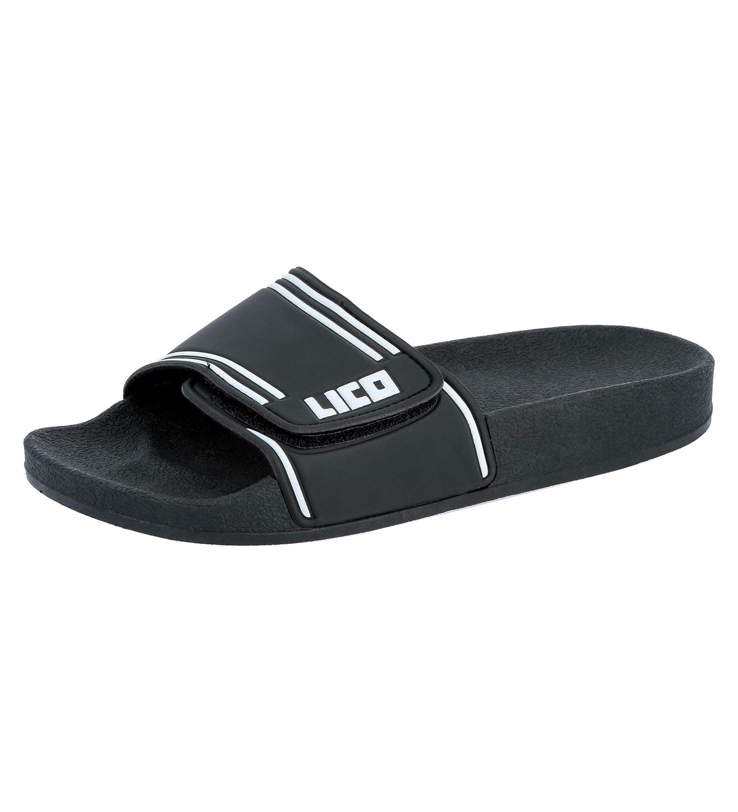 Lico Unisex Coast V Sports Sandal 42 EU Black White - Comfortable & Stylish Footwear | International Shipping Available - Buy Online on GoSupps.com