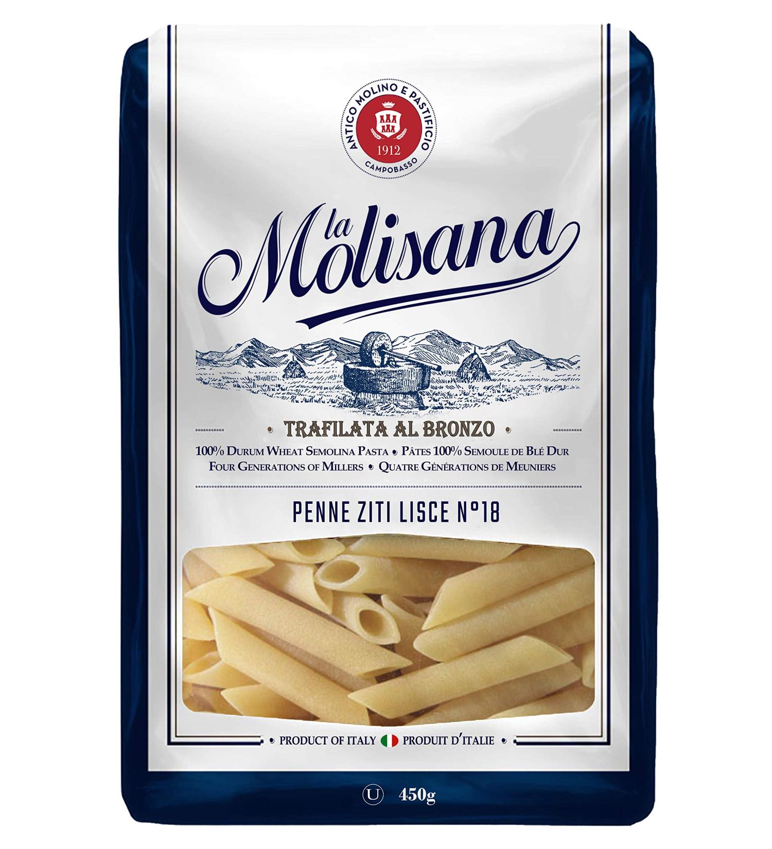 La Molisana Penne Ziti Lisce N.18 450g - Buy Online on GoSupps.com