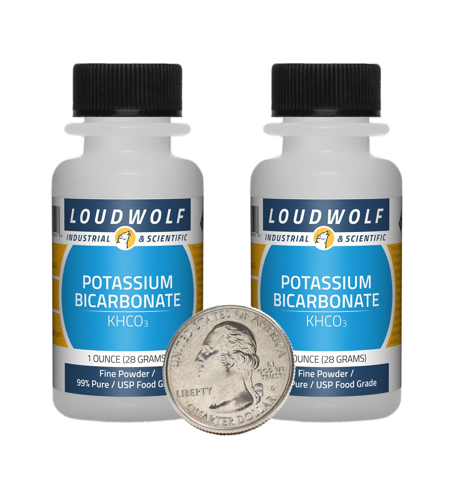 Potassium Bicarbonate / 2 Ounces / 2 Bottles / 99% Pure USP Food Grade/Fine Powder 2 Ounce (Pack of 1) - Buy Online on GoSupps.com