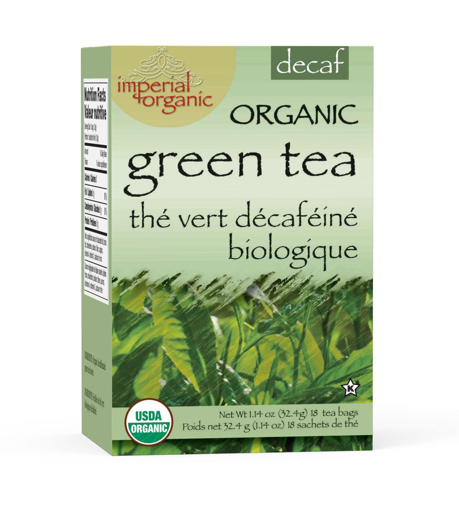 Uncle Lee's Organic Decaf Green Tea - 100% Natural, 18 Premium Tea Bags for Weight Loss & Fresh Flavor - Buy Online on GoSupps.com