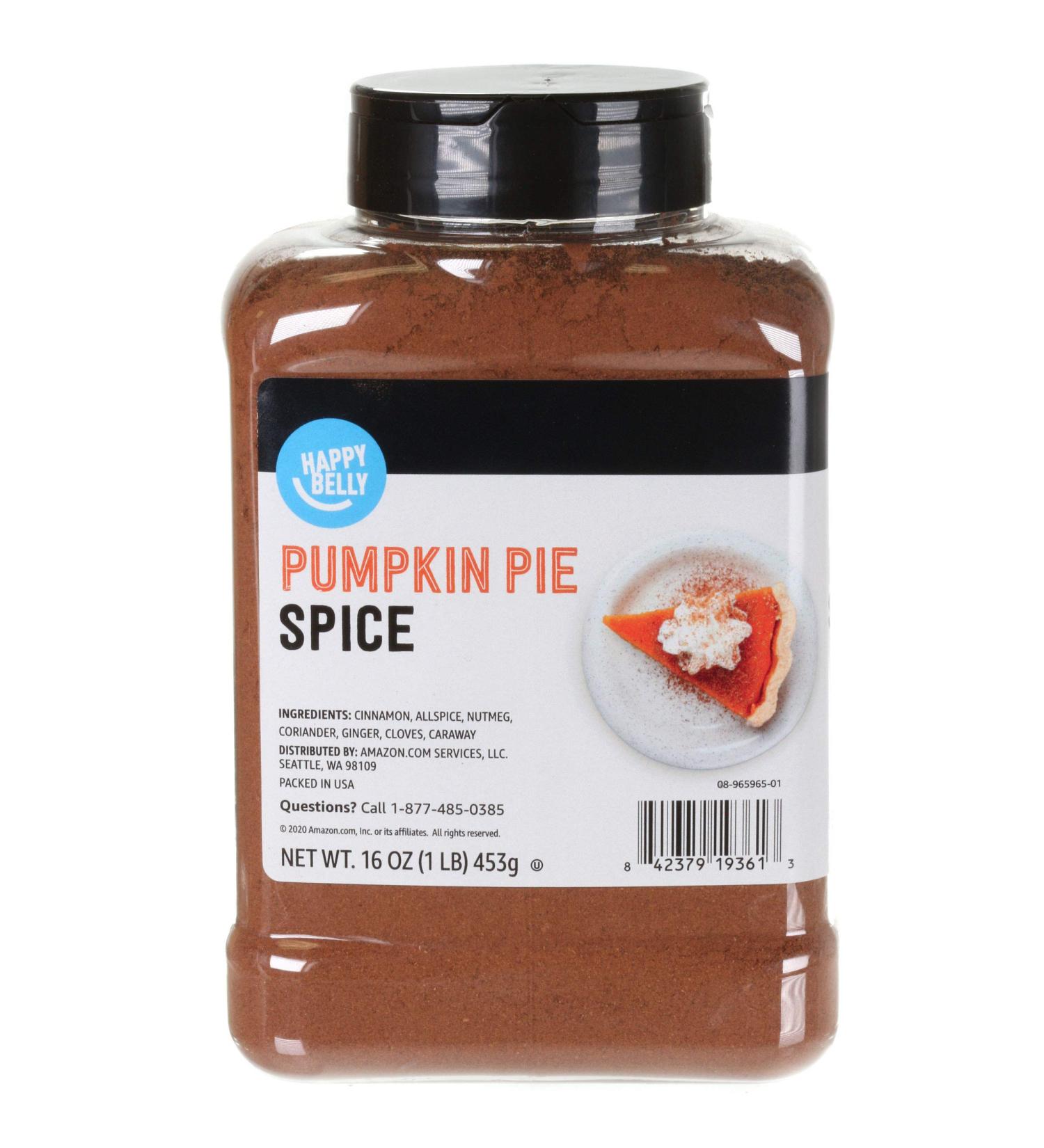 Happy Belly Pumpkin Pie Spice - 16 Ounce | Premium Amazon Brand - Buy Online on GoSupps.com